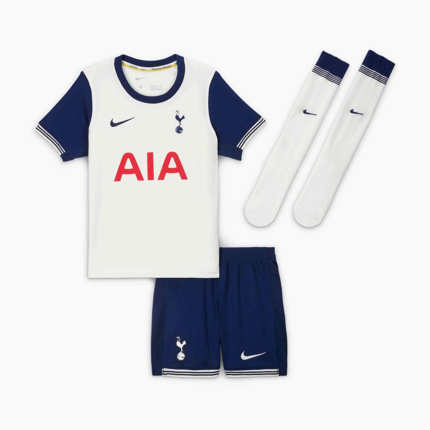 Nike 2024-25 Tottenham Little Kids' Stadium Home Kit (Front)
