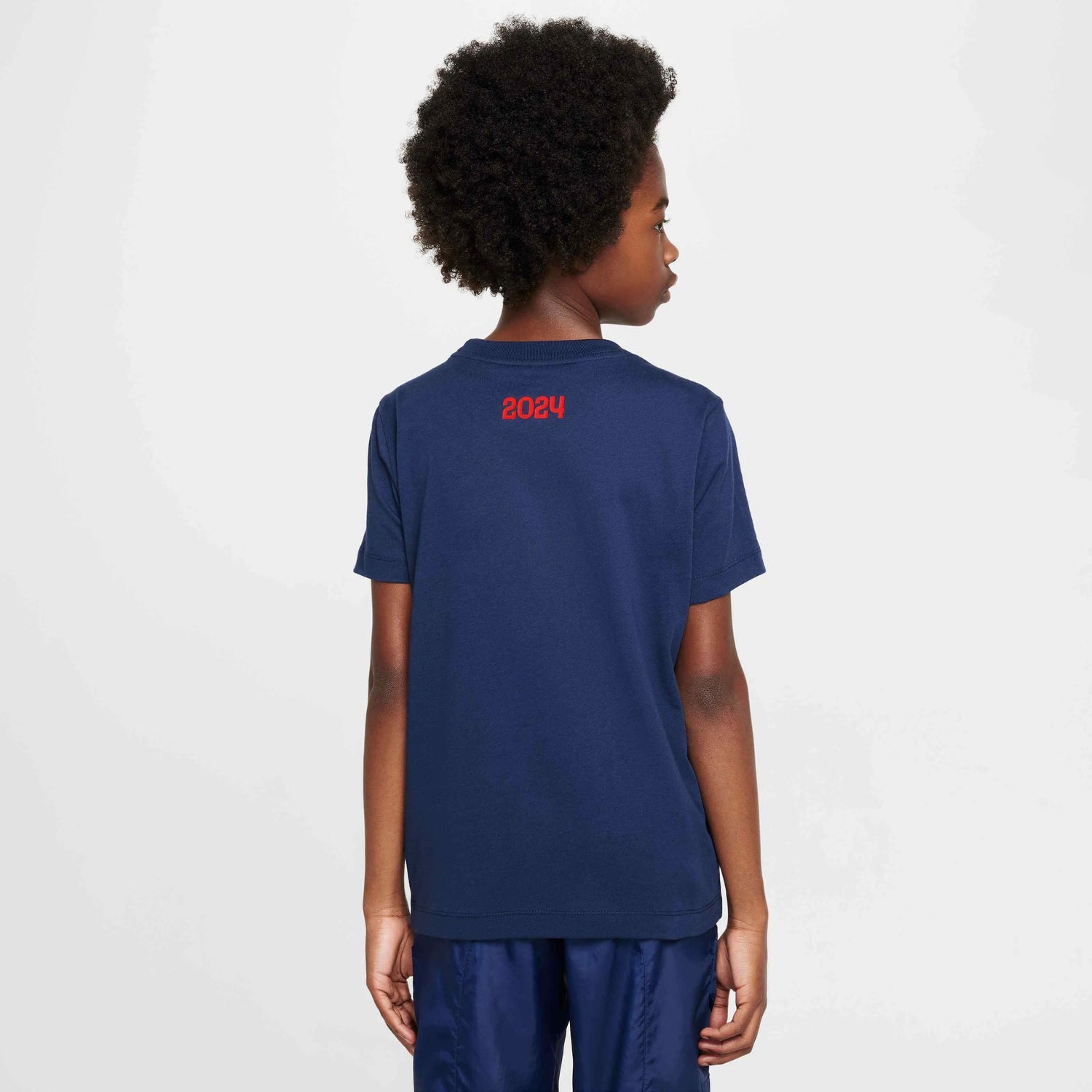 Nike 2024-25 PSG Youth Iconic Tee (Model - Back)