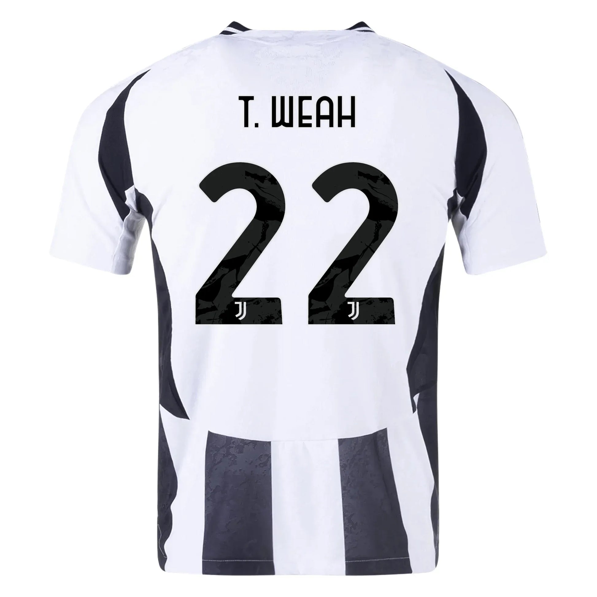 adidas 2024-25 Juventus Men's Authentic Home Jersey (T. Weah)