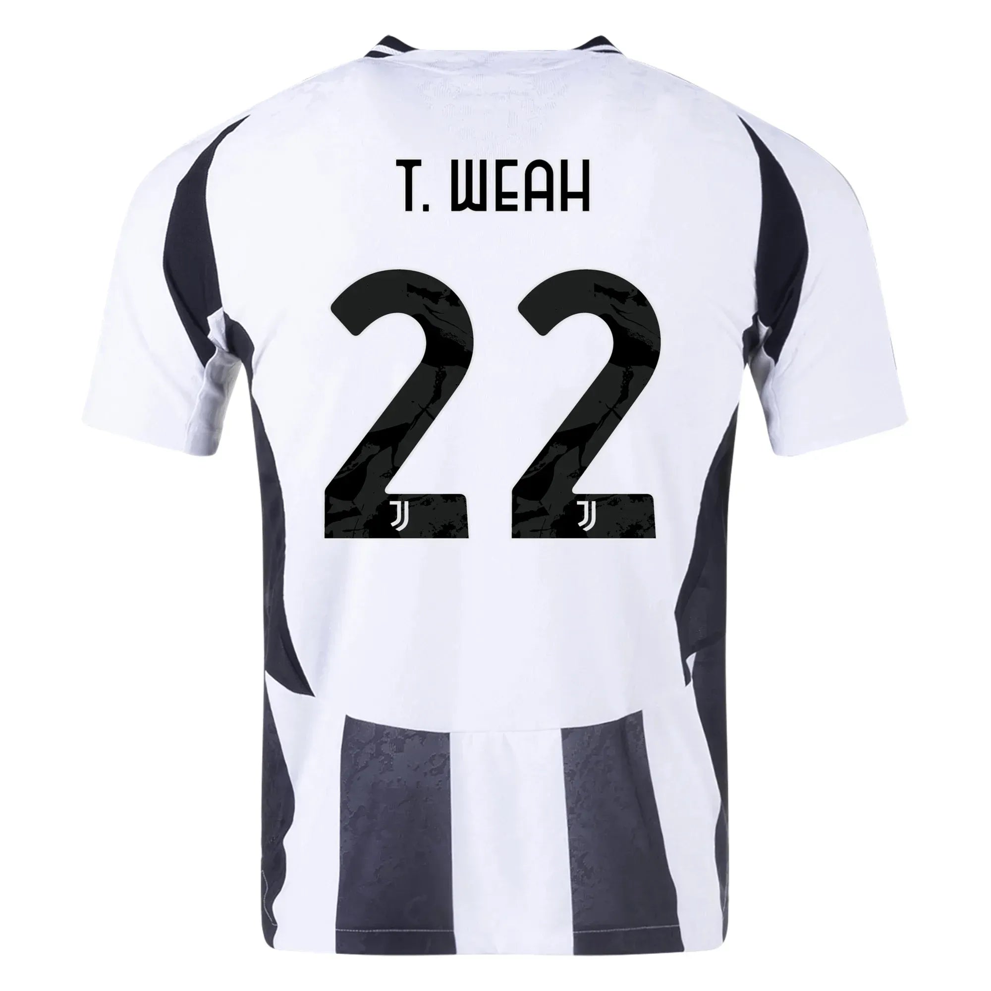 adidas 2024-25 Juventus Men's Authentic Home Jersey (T. Weah)