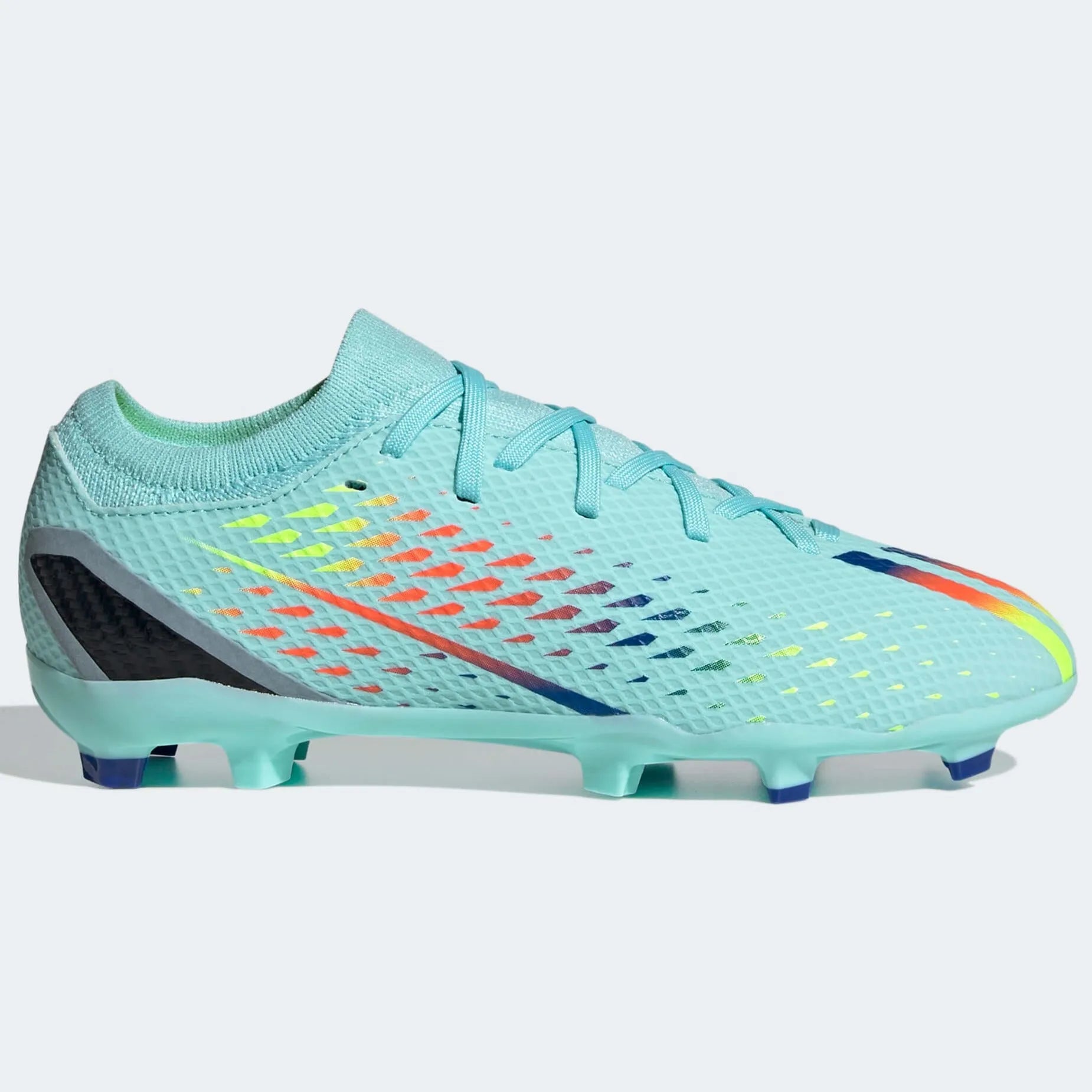adidas JR X Speedportal.3 FG - Aqua-Blue (Side 1)