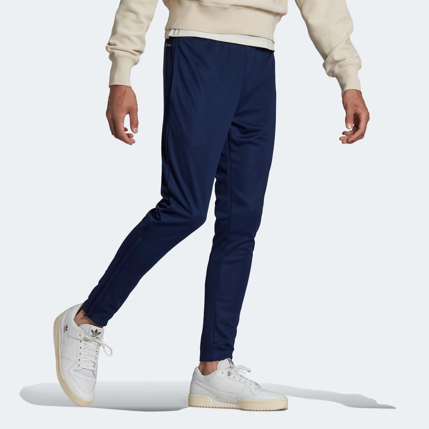 adidas Entrada 22 Training Pants - Navy (Model - Front)