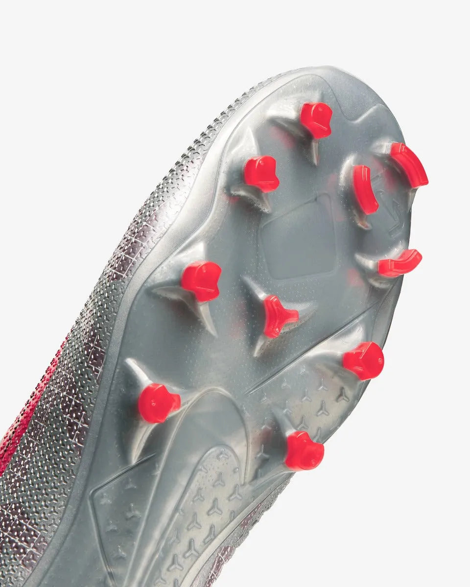 Nike Phantom Vision 2 Elite DF FG - Grey-Red