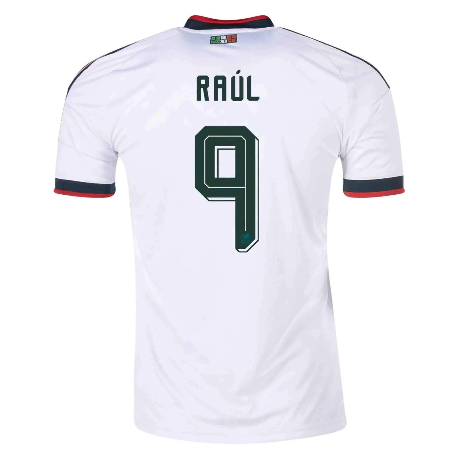 adidas 2026 Mexico Men's Stadium Away Soccer Jersey (Raul)