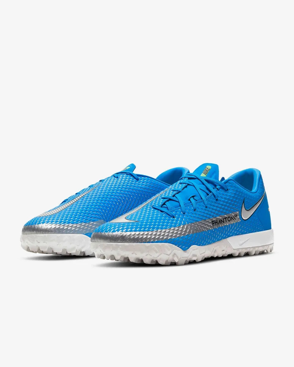 Nike Phantom GT Academy TF - Blue-Silver (Pair - Diagonal)