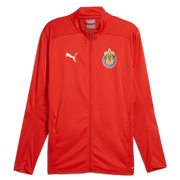 Puma 2024-25 Chivas Men's Training Jacket Puma Red-Puma Silver (Front)