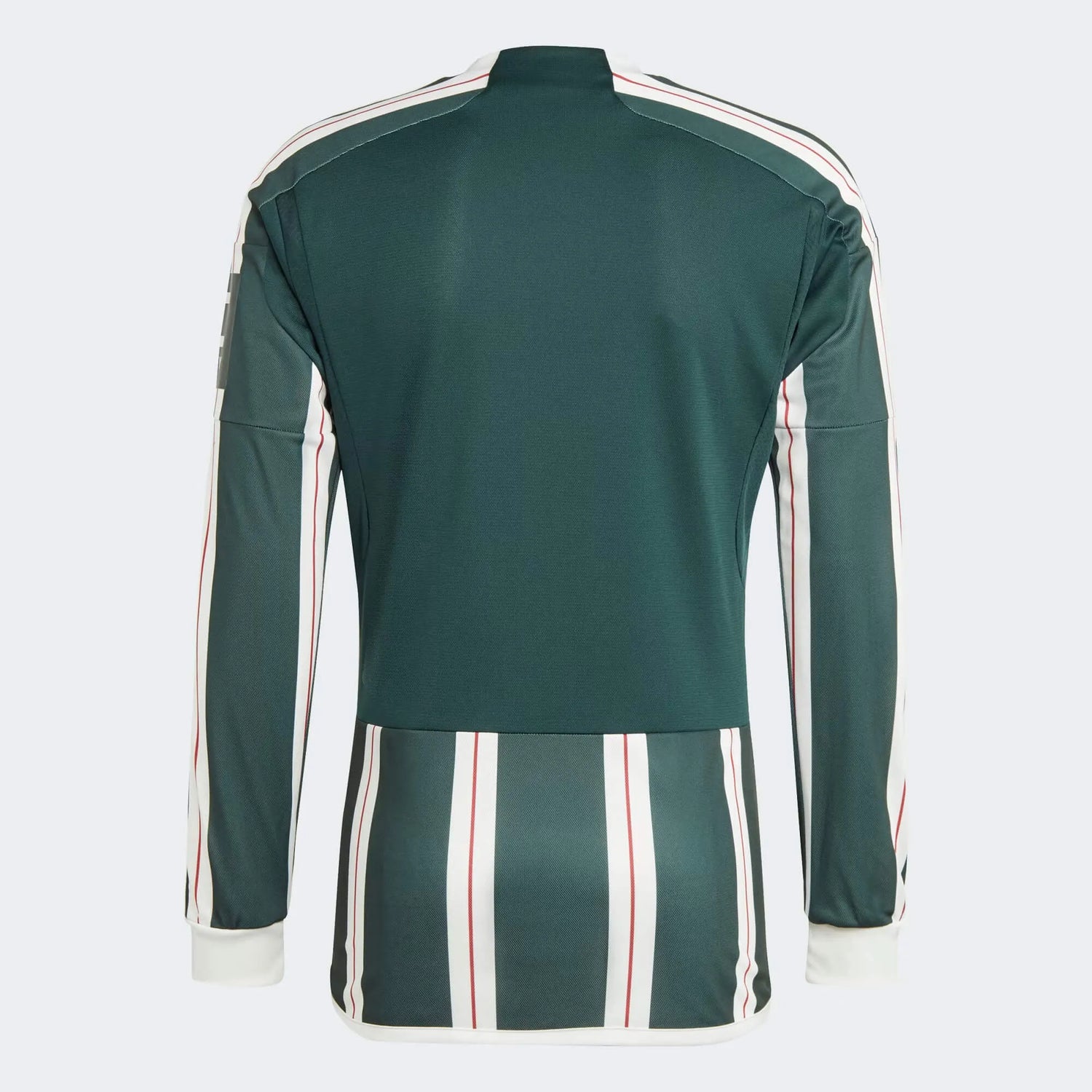 adidas 2023-24 Manchester United Men's Stadium Away Long-Sleeve Jersey (Back)