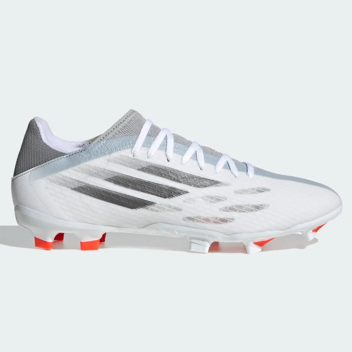 Adidas X Speedflow .3 FG - White-Iron Metallic (Side 1)