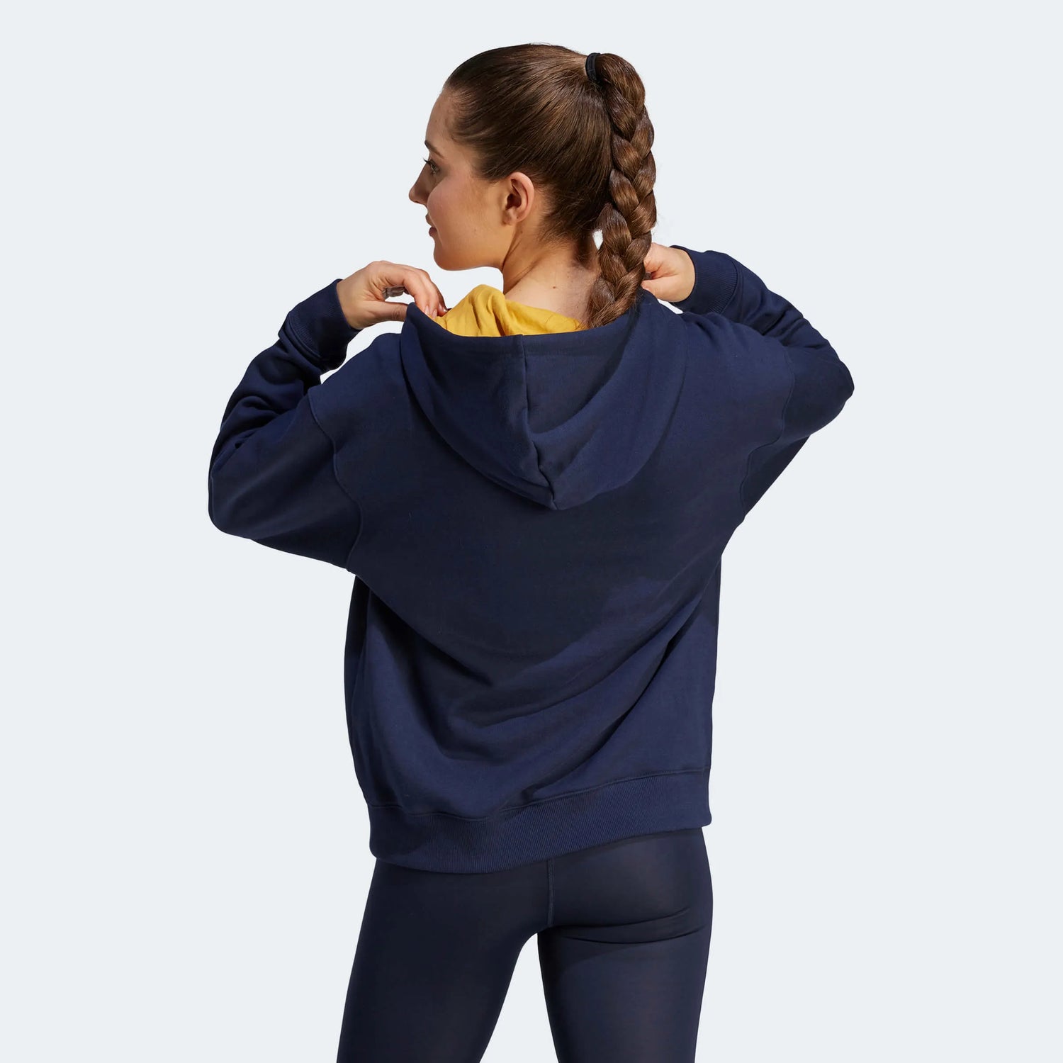 adidas 2023-24 Real Madrid Women's Hoody (Model - Back)