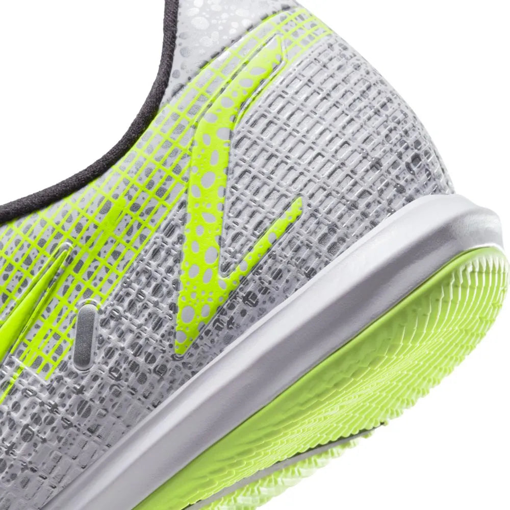 Nike Vapor 14 Academy IC - White-Grey-Volt  (Detail 2)