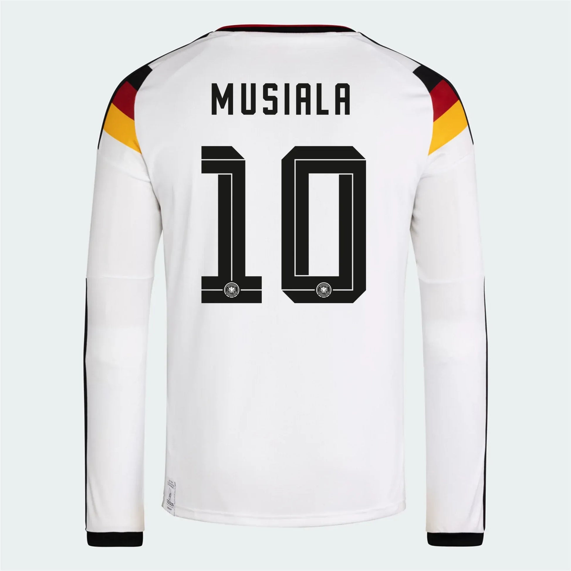 adidas 2026 Germany Men's Stadium Home Long-Sleeve Soccer Jersey (Musiala)