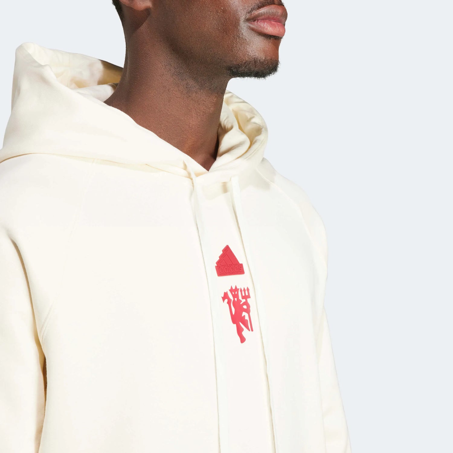 adidas 2023-24 Manchester United Men's Lifestyler Hoodie (Detail 1)