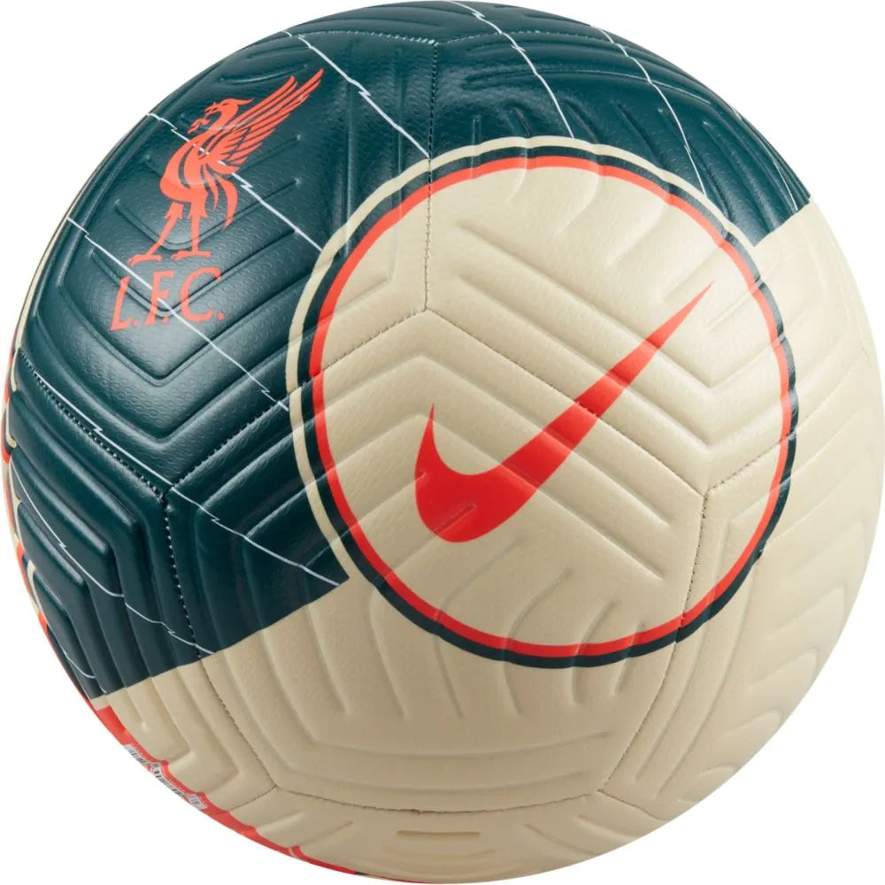 Nike Liverpool 2021-22 Strike Ball - Fossil-Teal-Crimson (Front)