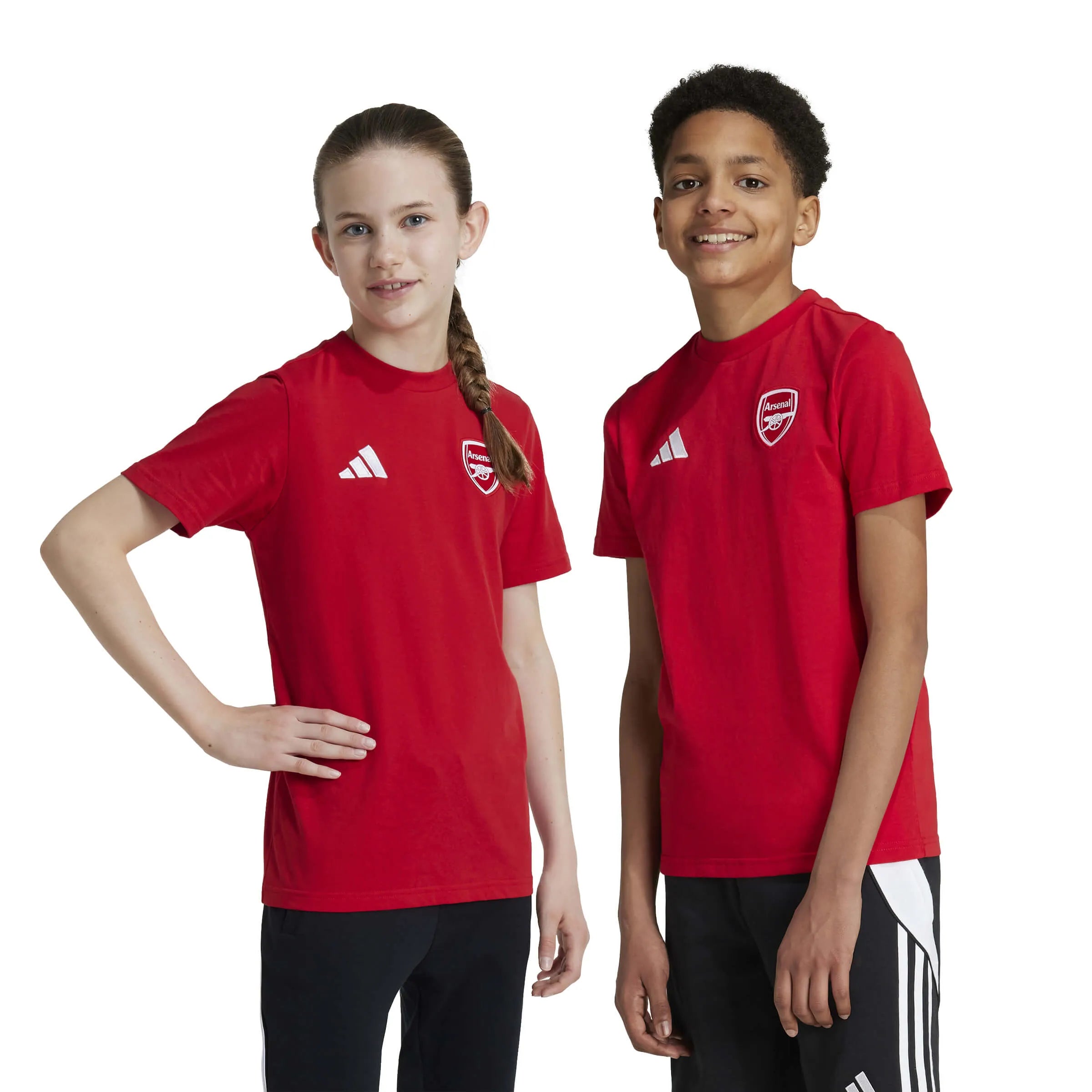 adidas 2024-25 Arsenal Youth Tee (Models - Front)