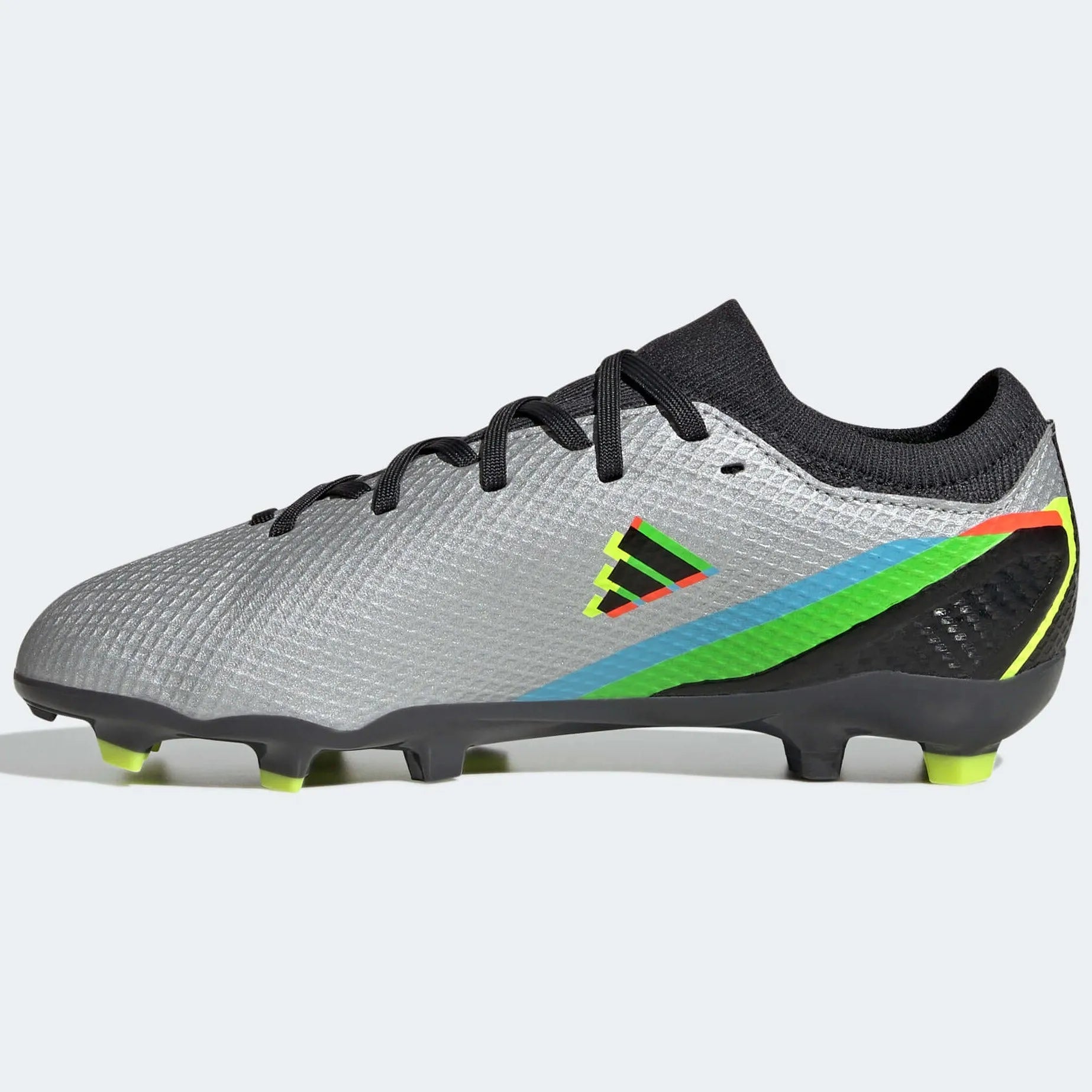 adidas Jr X Speedportal.3 FG - Silver-Black-Yellow (SIde 2)