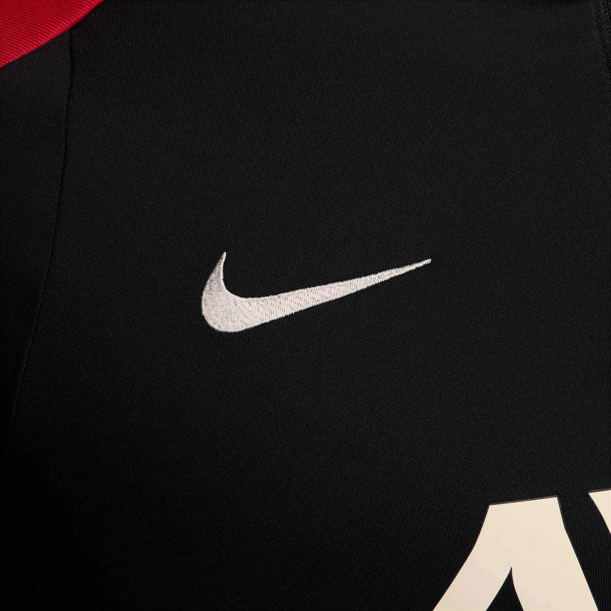 Nike 2024-25 Liverpool Men's Strike Drill Top Black/Black/Gym Red/Light Orewood Brown (Detail 3)