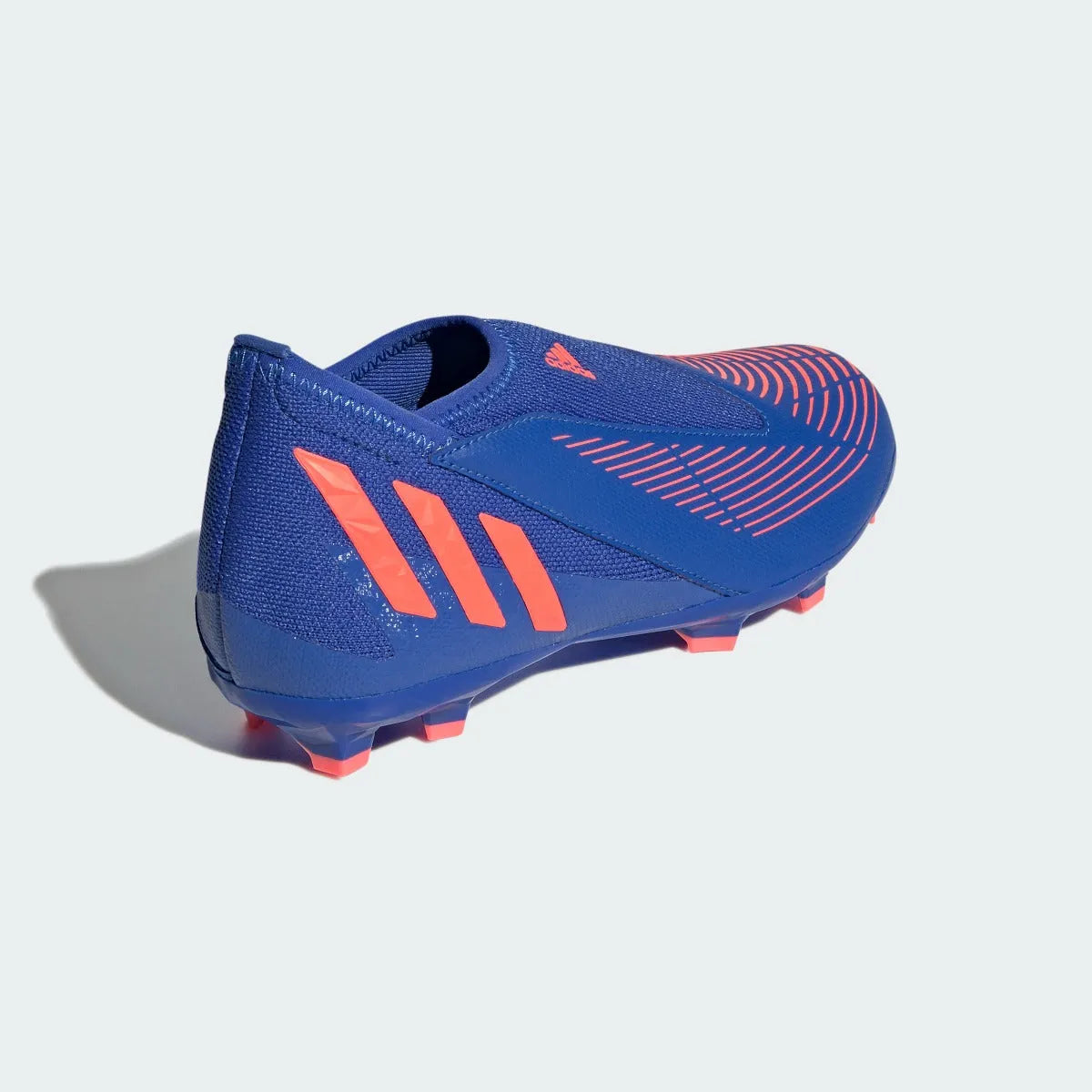 adidas JR Predator Edge .3 Laceless FG - Hi Res Blue-Turbo (Diagonal 2)