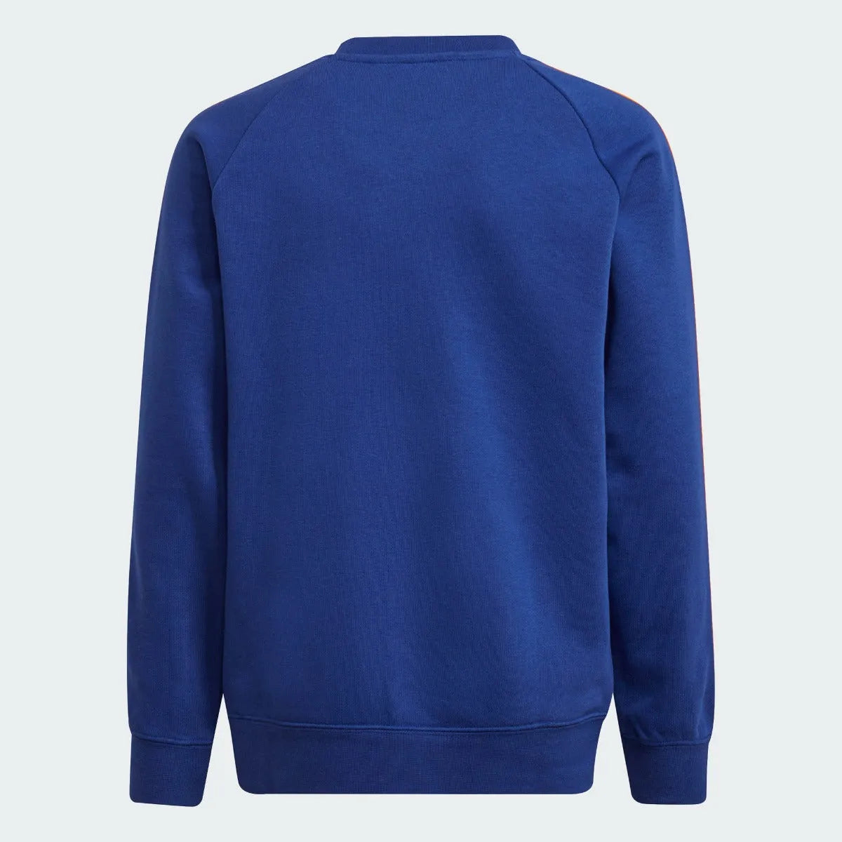 Adidas 2021-22 Real Madrid Youth Crew Sweatshirt - Navy-Orange (Back)