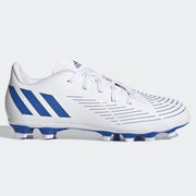 adidas Kids Predator Edge .4 FxG - White-Hi Res Blue (Side 1)
