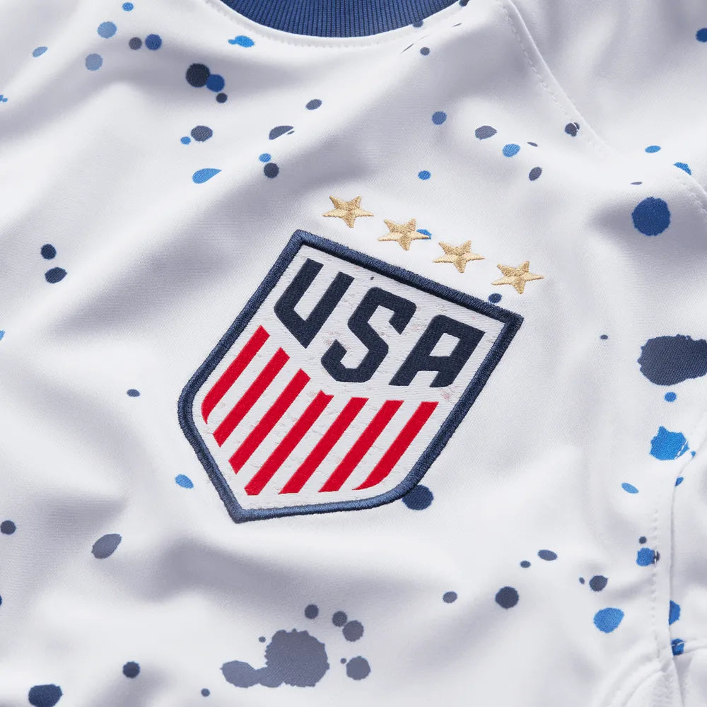 Nike 2023-24 USA Women's Stadium 4-Star Home Jersey (Men's Cut) (Detail 2)