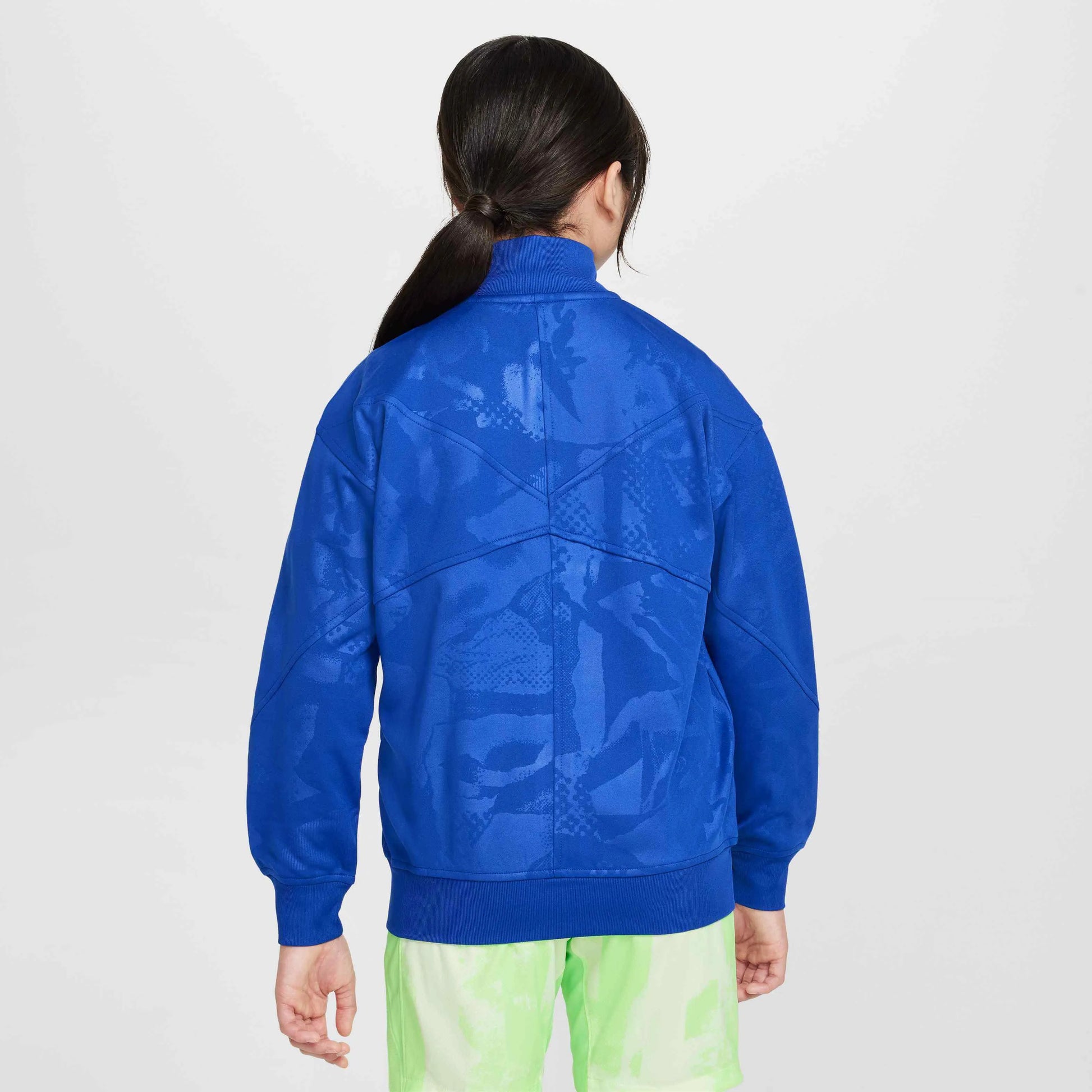 Nike 2024-25 Barcelona Youth Strike Third Dri-Fit Jacket (Model - Back)