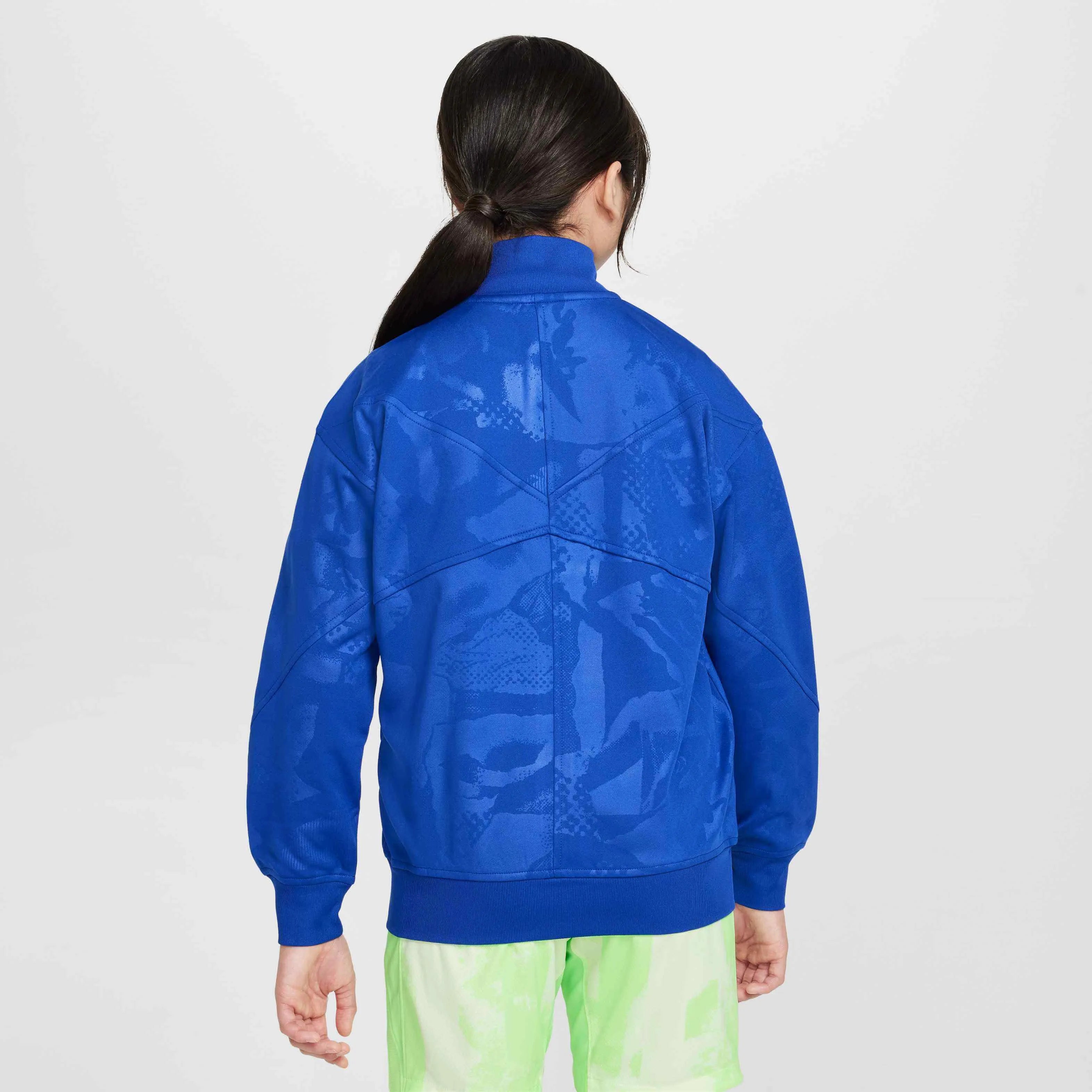 Nike 2024-25 Barcelona Youth Strike Third Dri-Fit Jacket (Model - Back)