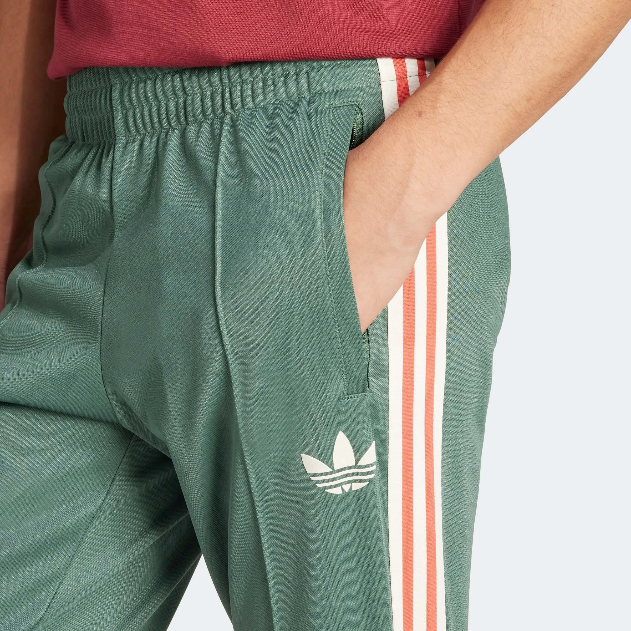 adidas 2024-25 Mexico Men's Beckenbauer Track Pants (Detail 1)