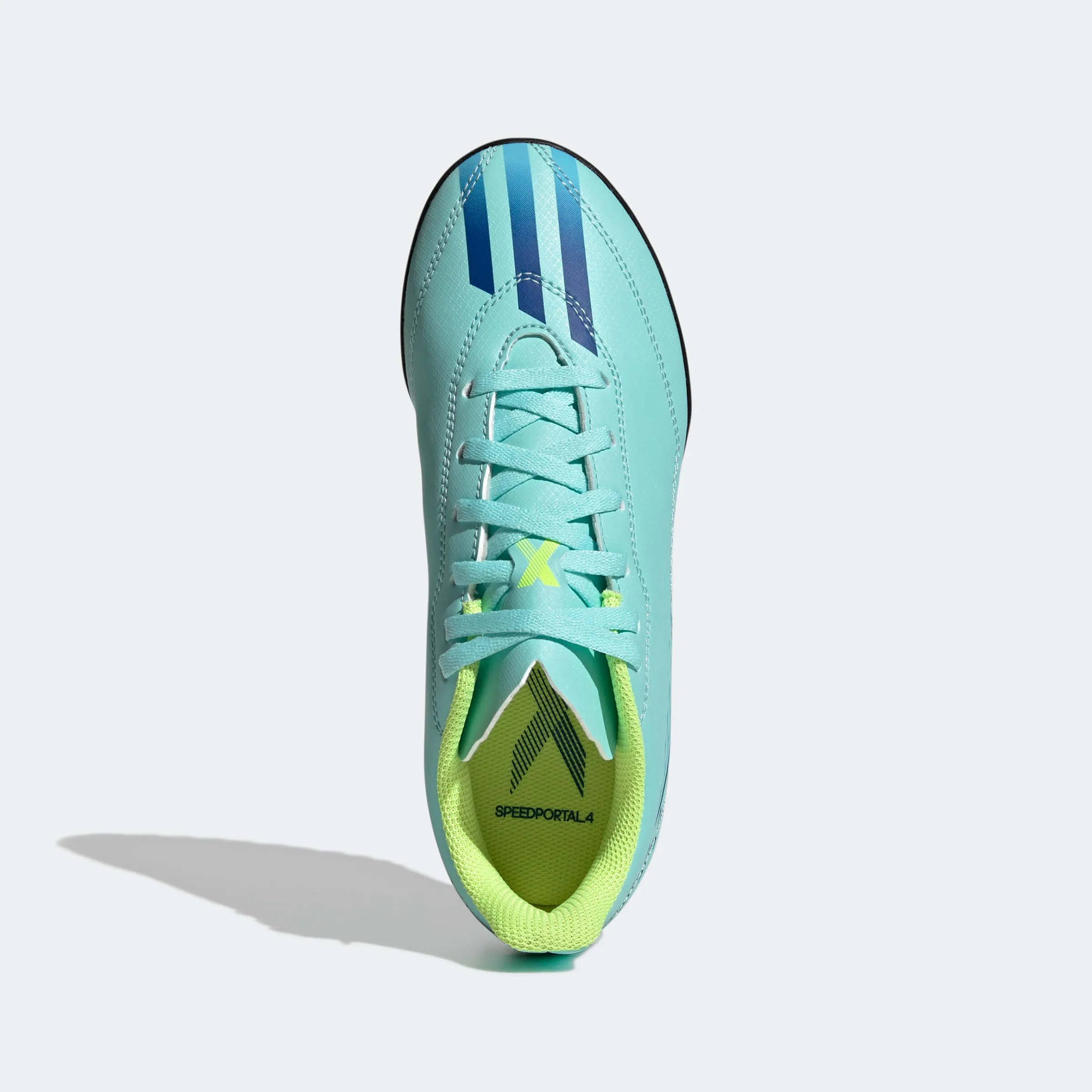 adidas Kids X Speedportal.4 Turf J - Aqua-Blue (Top)