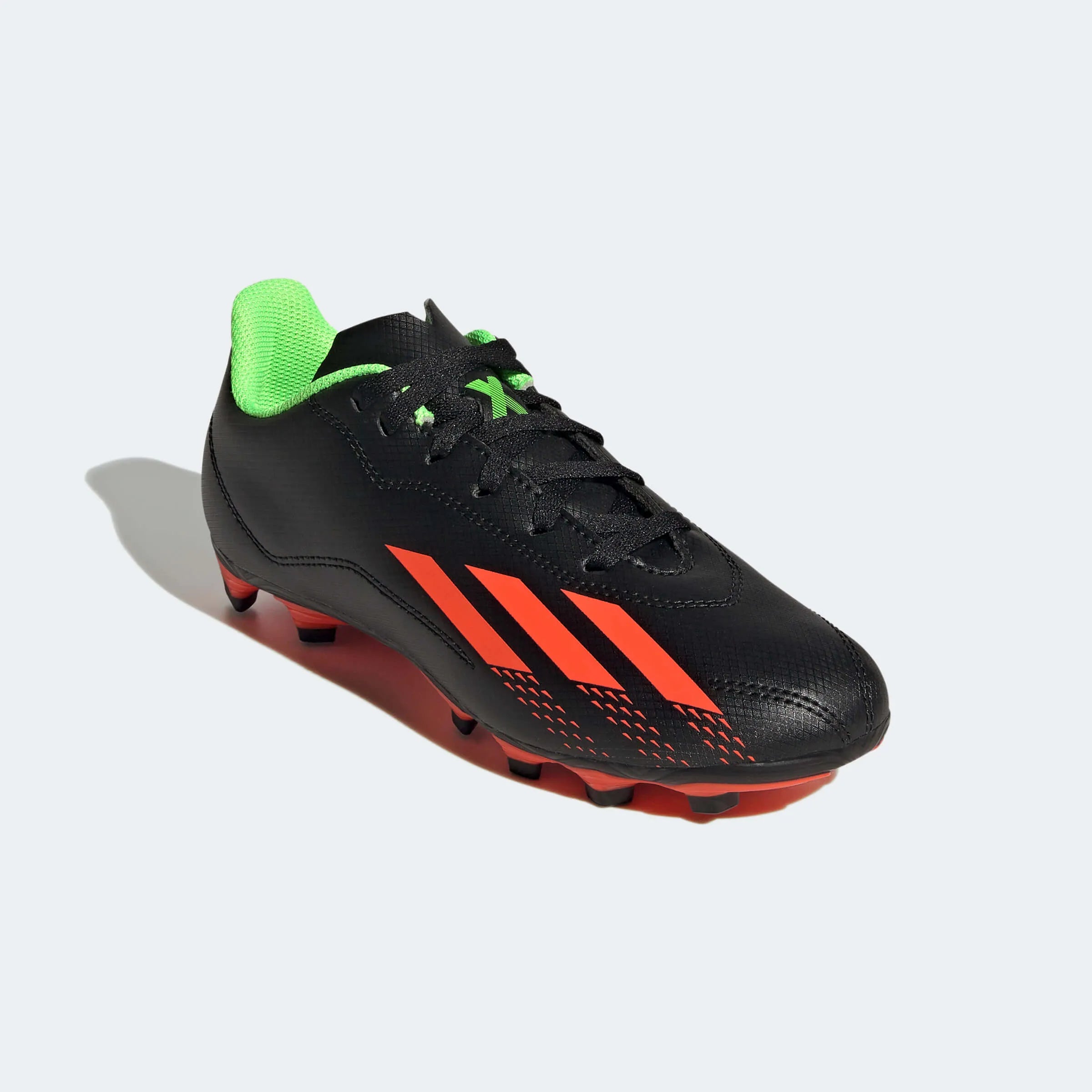 adidas Kids X SpeedPortal .4 FxG - Black-Solar Red (Diagonal 1)