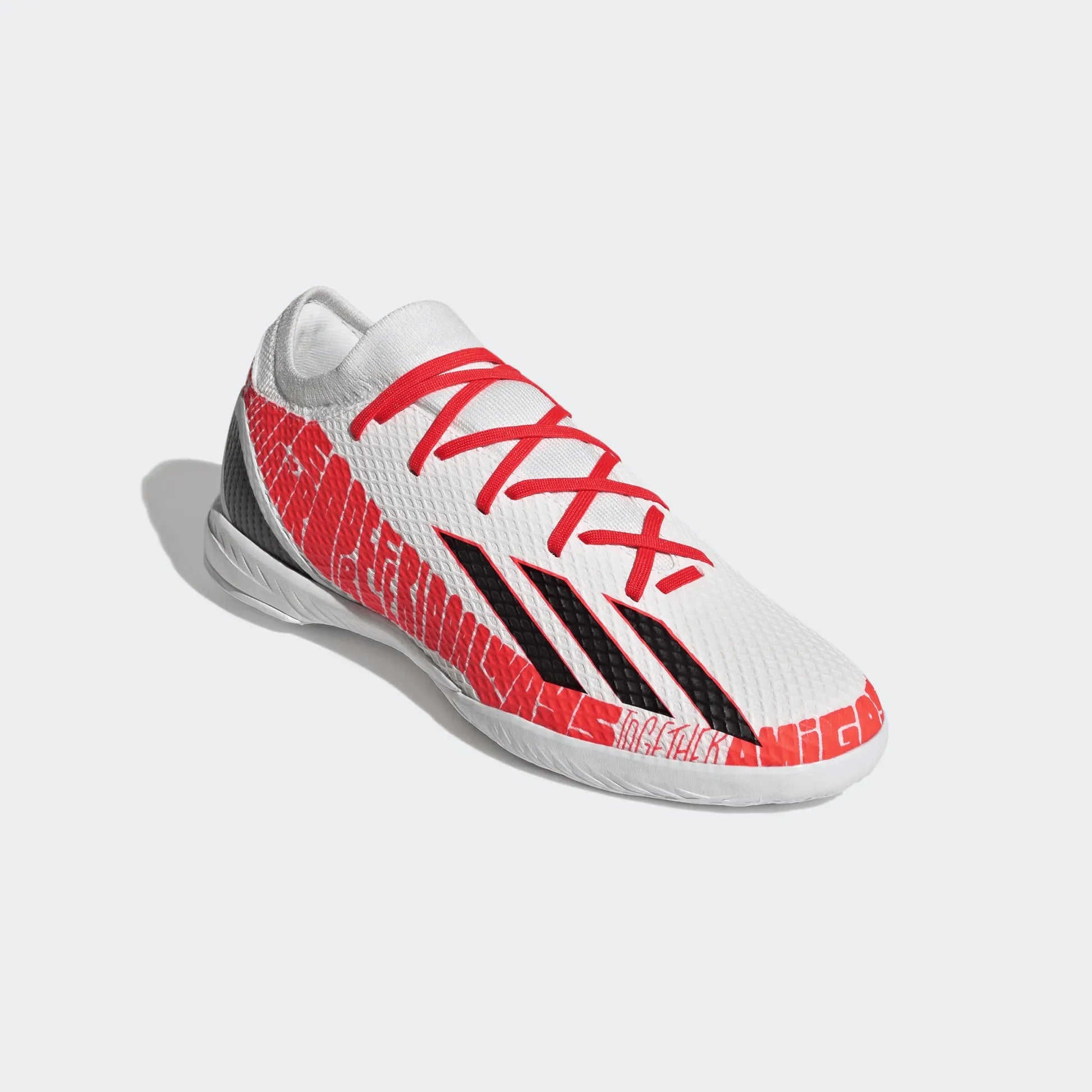 adidas X SpeedPortal Messi .3 Indoor - White-Black-Solar Red (Diagonal 1)