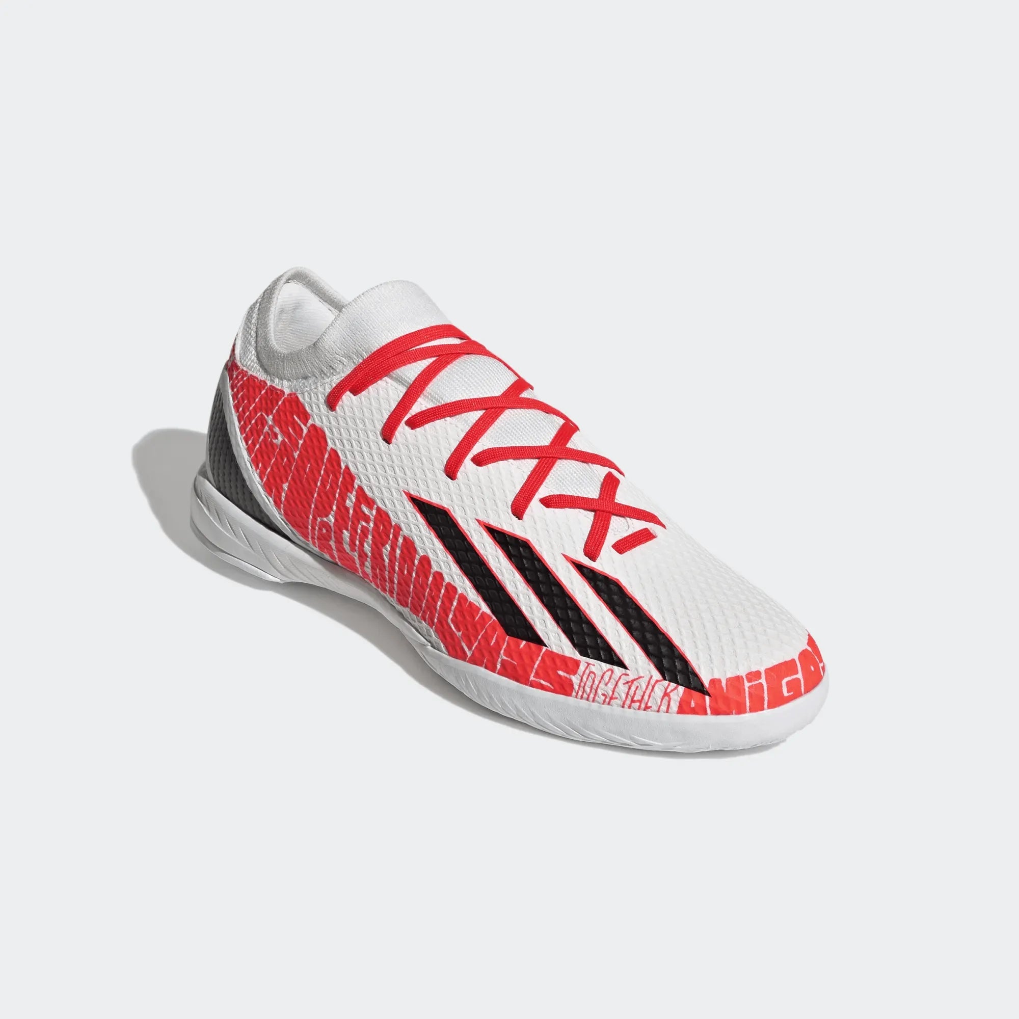 adidas X SpeedPortal Messi .3 Indoor - White-Black-Solar Red (Diagonal 1)