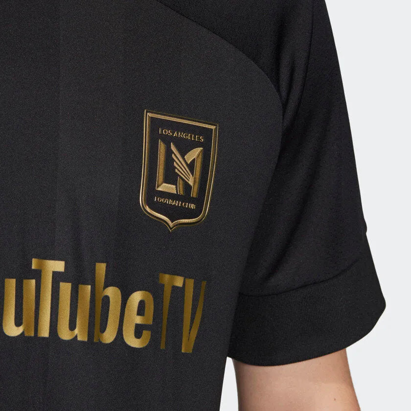 adidas LAFC Home Authentic Jersey 2020-21  - Black-Gold