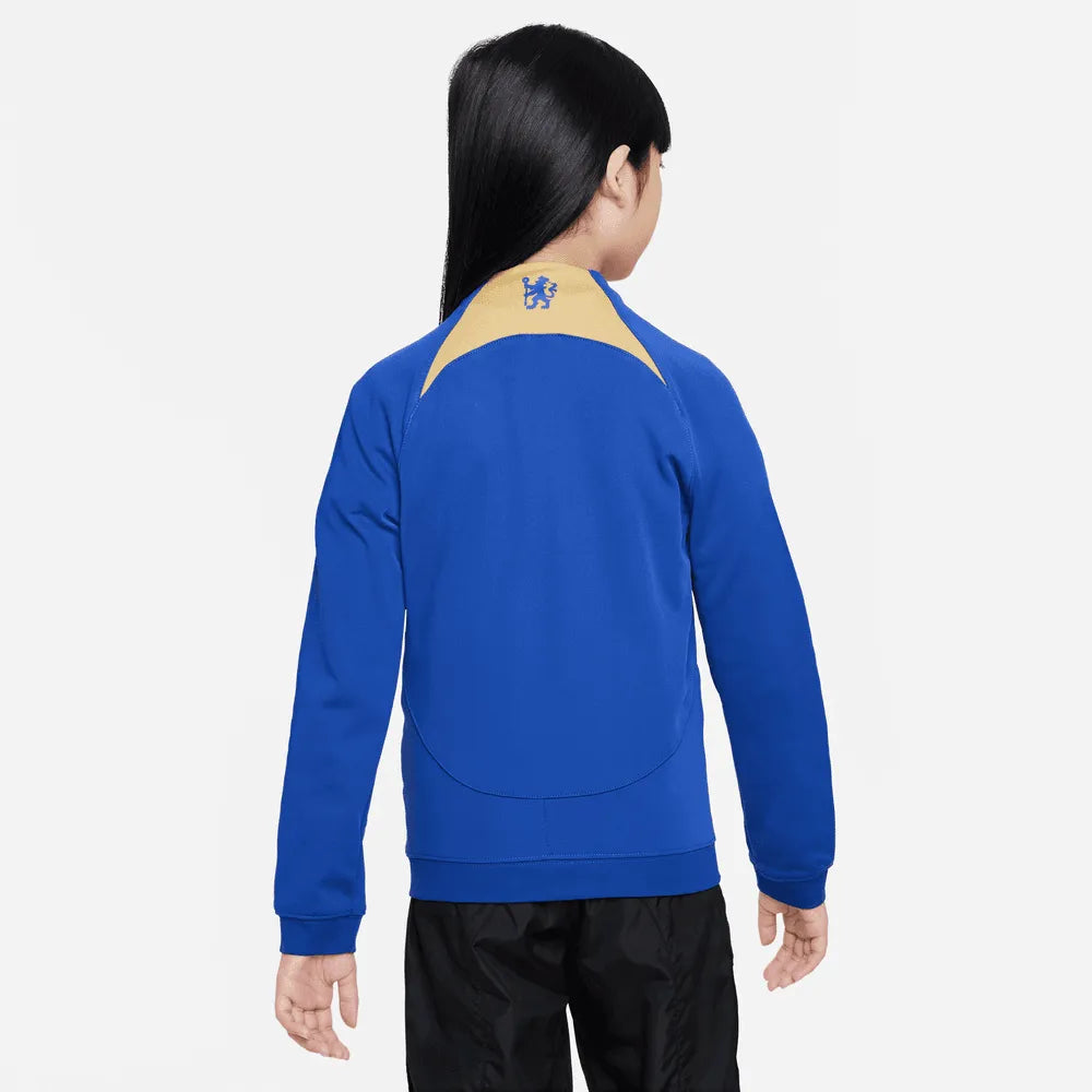 Nike 2023-24 Chelsea Youth Academy Pro Knit Jacket (Model - Back)
