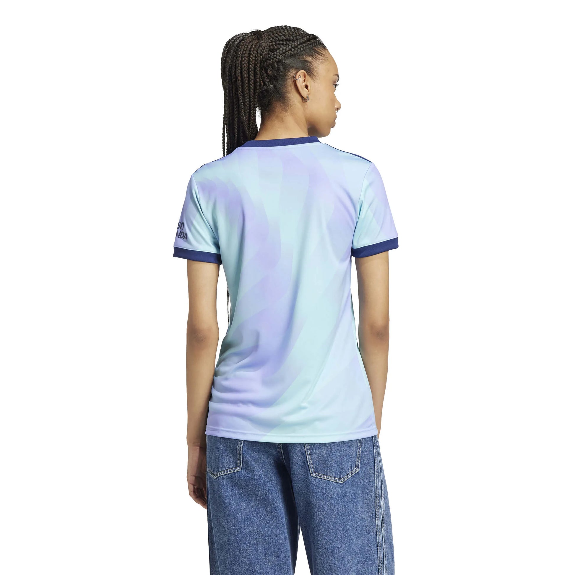 adidas 2024-25 Arsenal Women's Stadium Third Jersey (Model - Back)