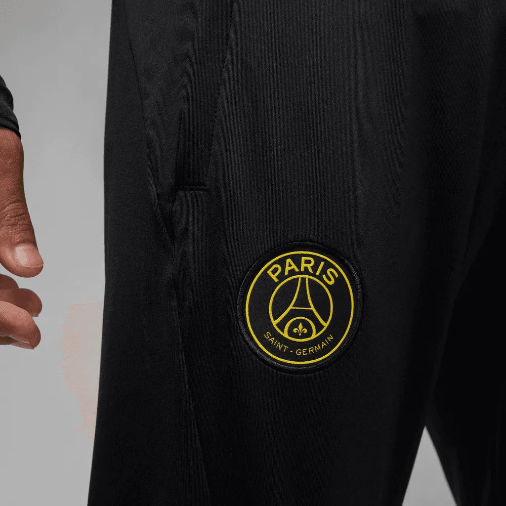 Nike 2022-23 Paris Saint-German 4th Strike Training Pants - Black - Yellow (Detail 3)
