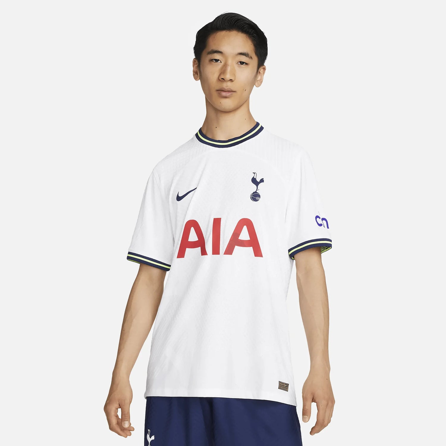 Nike 2022-23 Tottenham Hotspur Authentic Home Jersey - White-Navy (Model - Front)