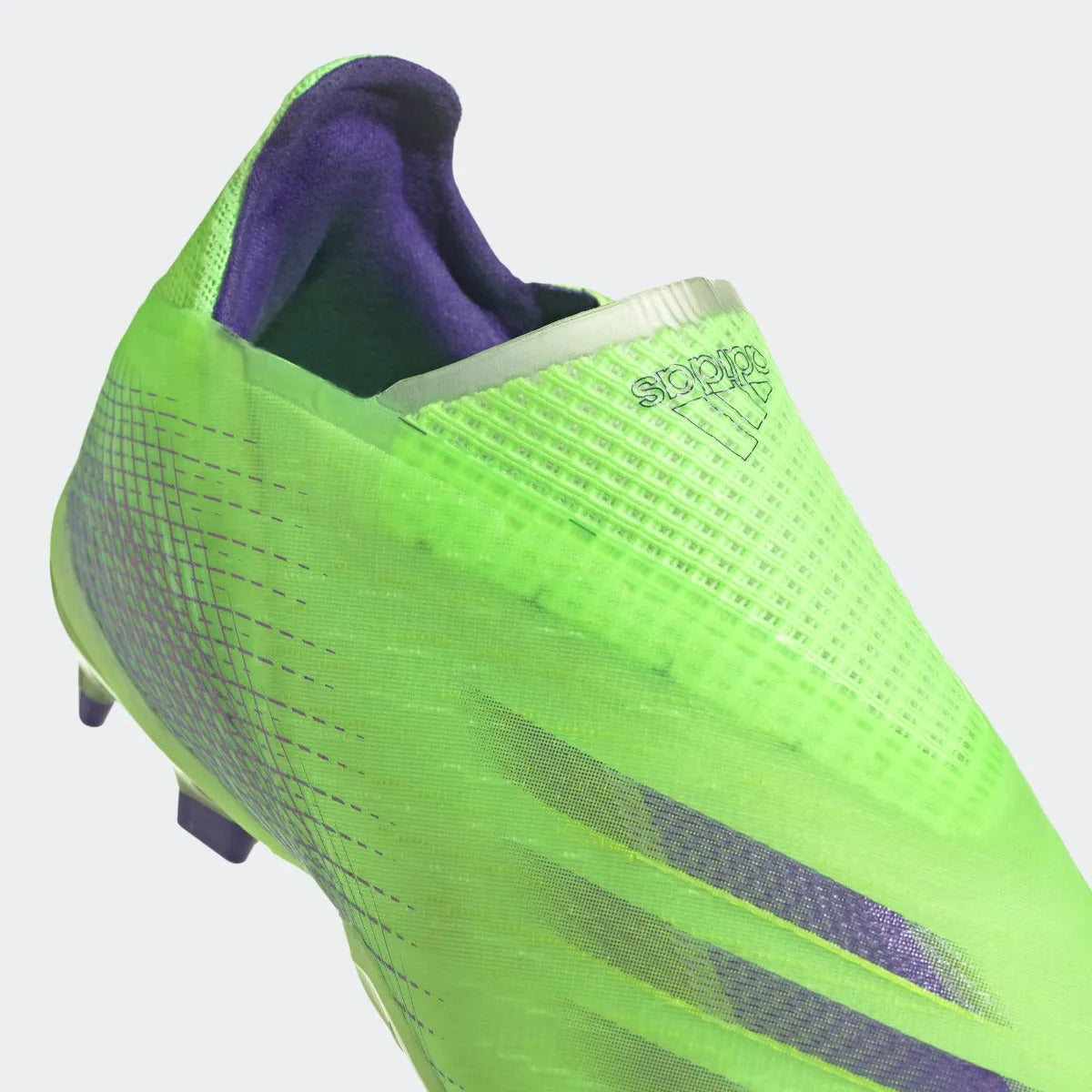 Adidas JR X Ghosted+ FG - Signal Green-Purple
