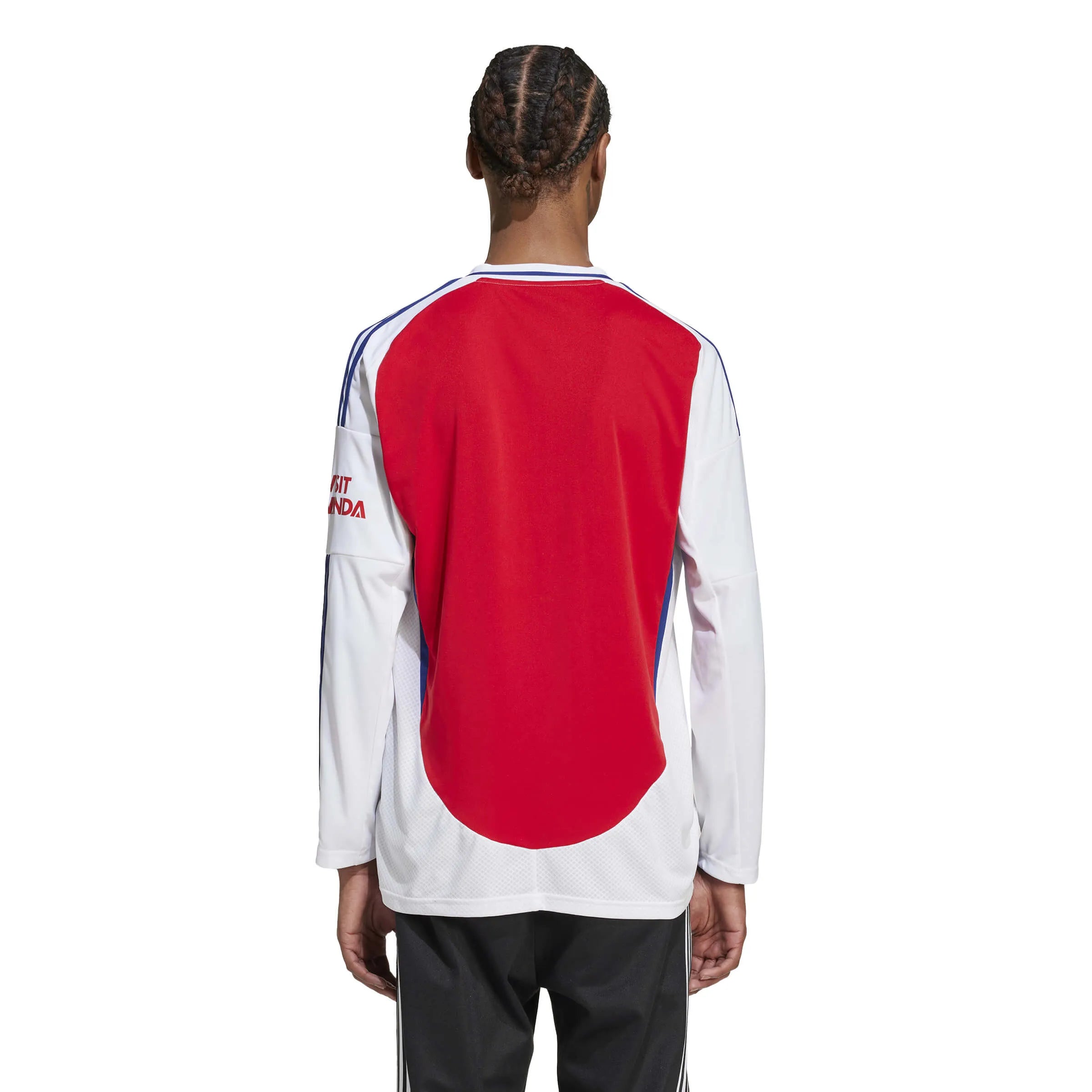 adidas 2024-25 Arsenal Men's Stadium Home Long-Sleeve Jersey (Model - Back)