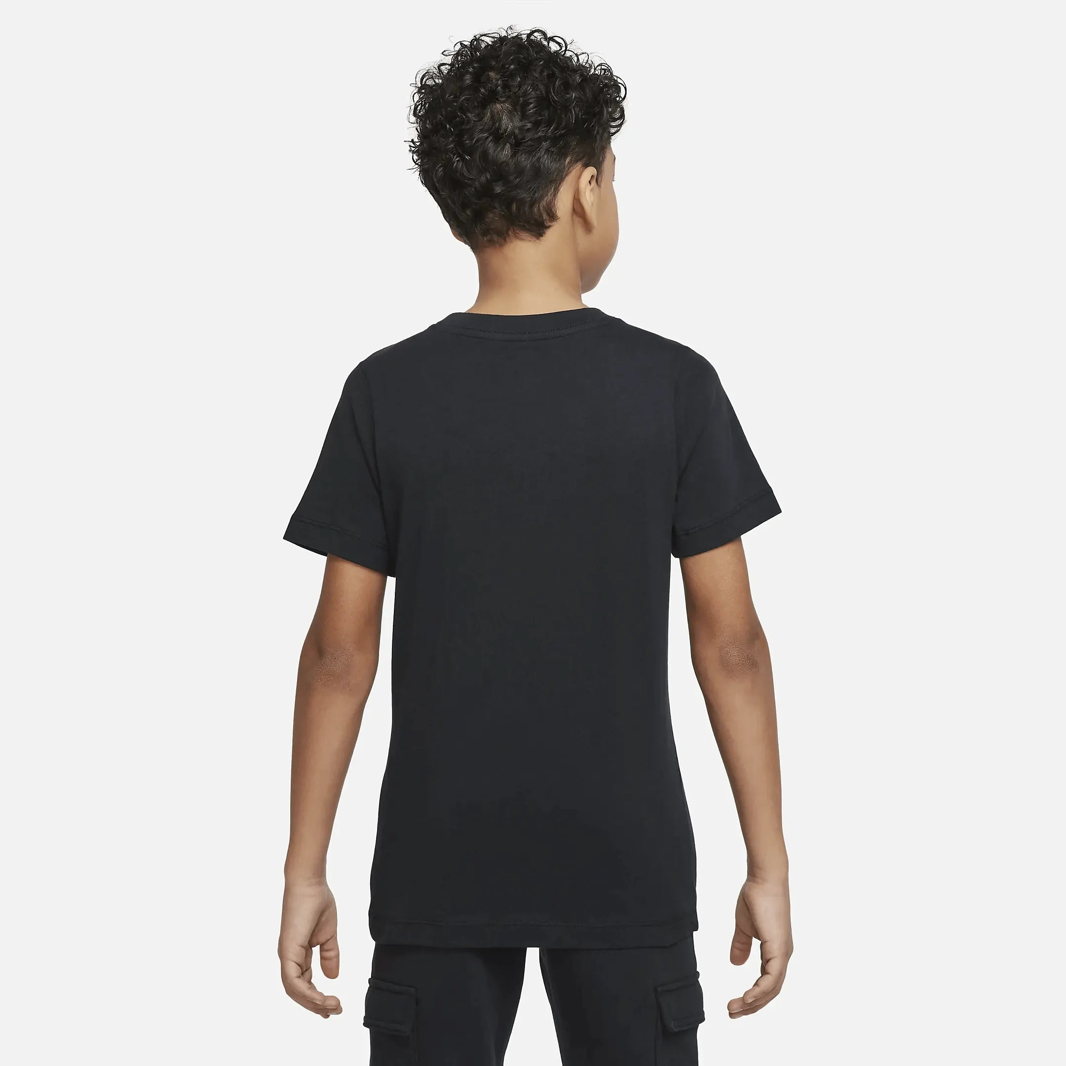 Nike 2022-23 FC Barcelona Youth Ground Tee - Black (Model - Back)