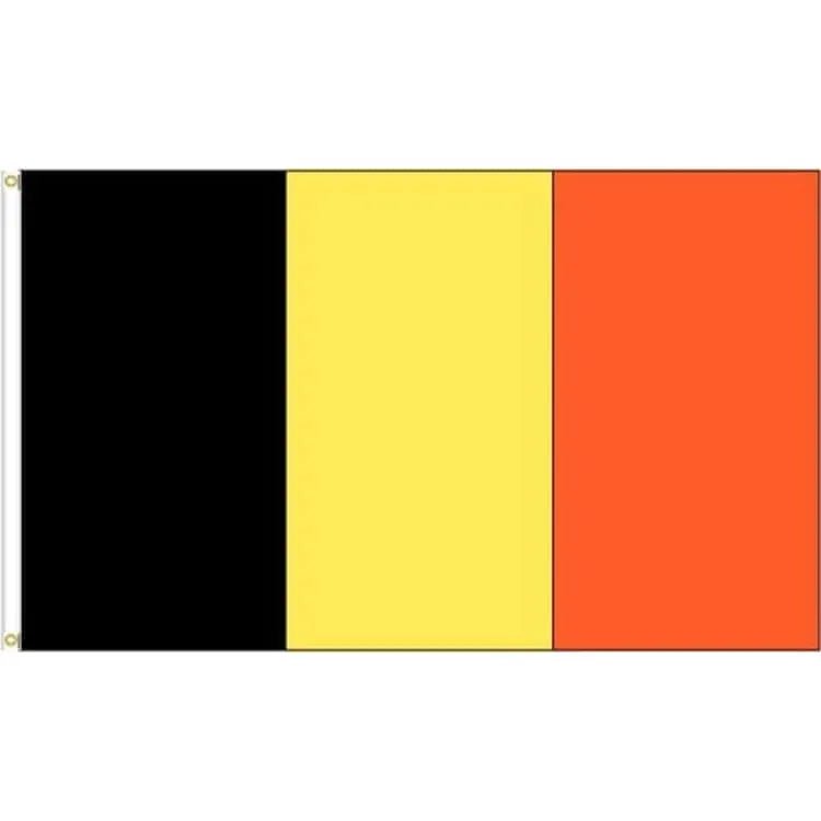 3x5 Country Flag - Belgium (Front)