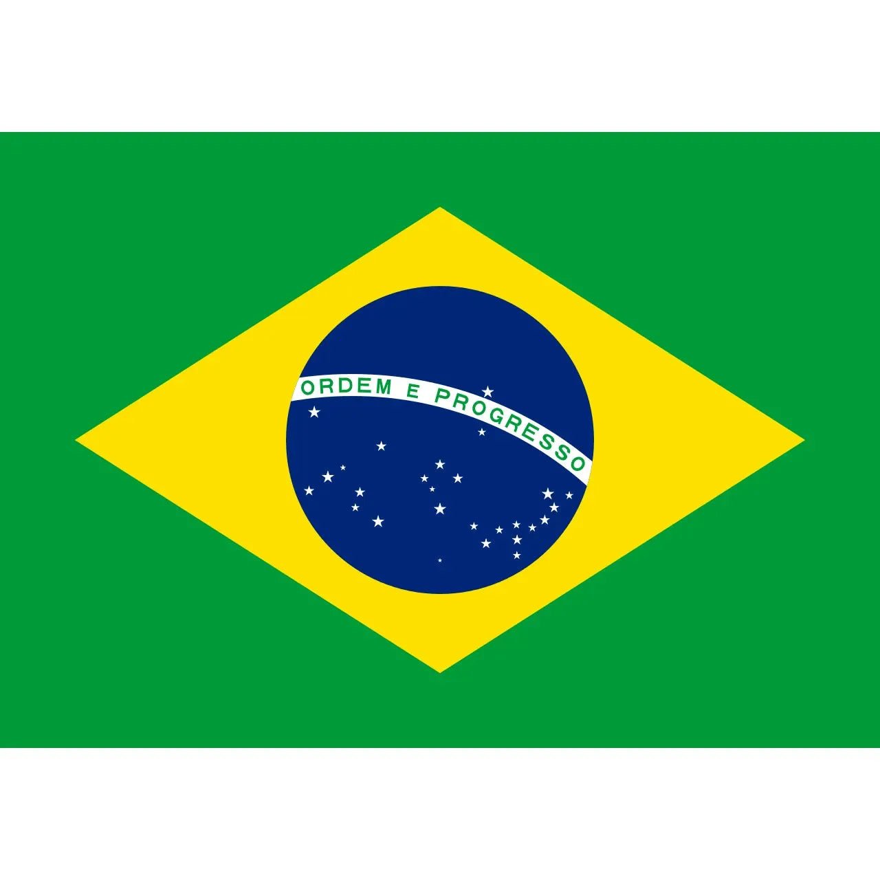3x5 Country Flag - Brazil (Front)