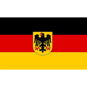 3x5 Country Flag - Germany with Eagle (Front)