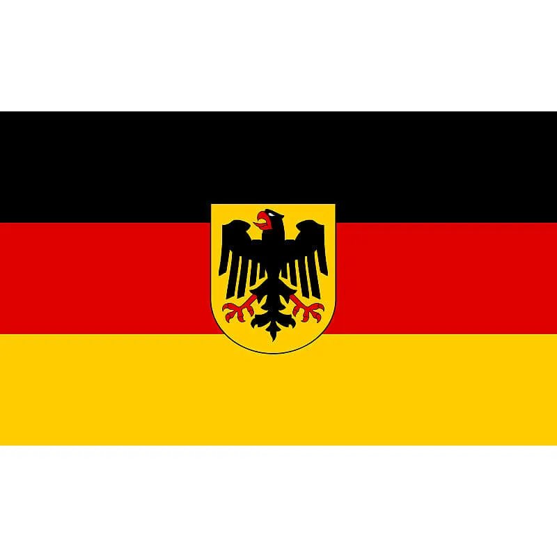 3x5 Country Flag - Germany with Eagle (Front)