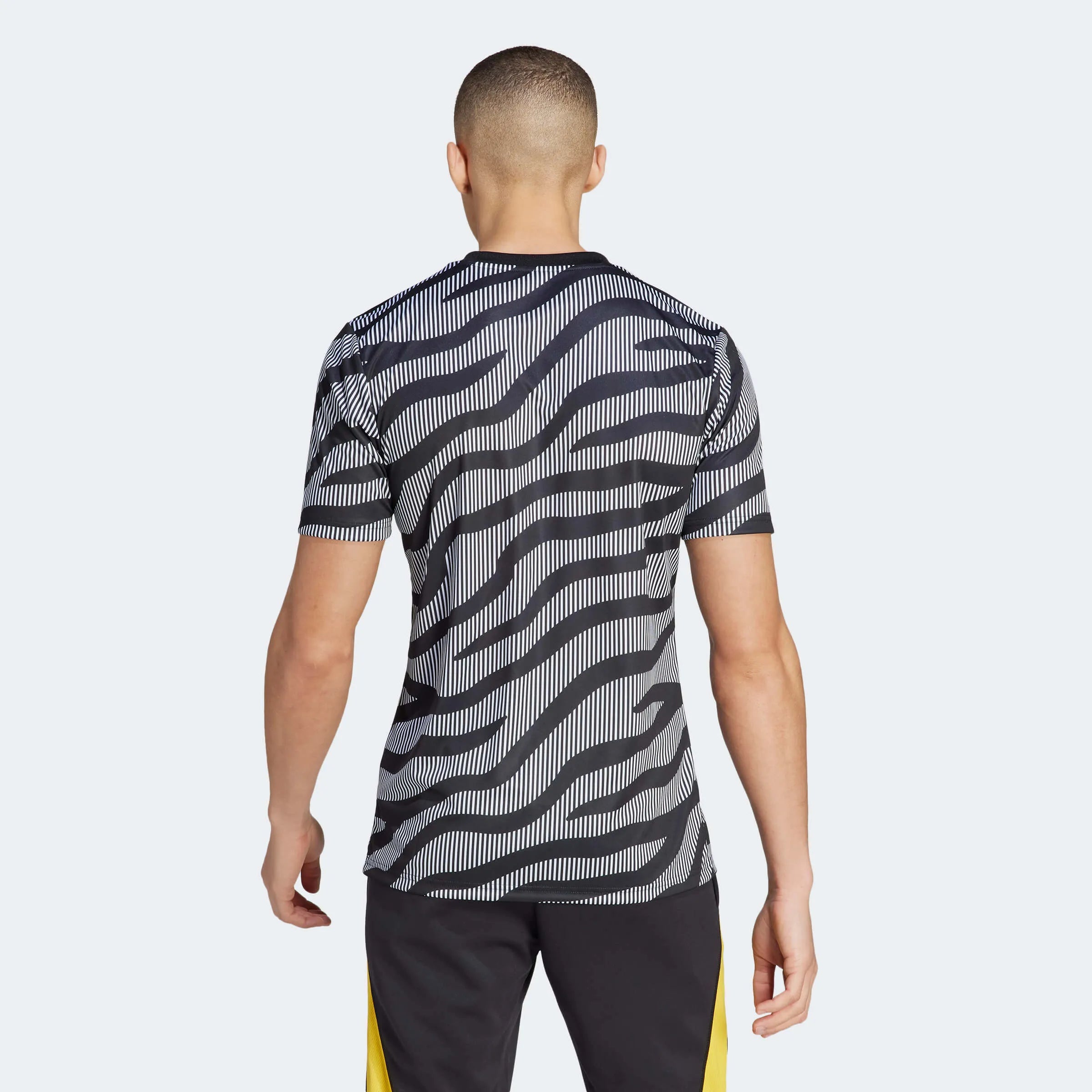 adidas 2023-24 Juventus Men's Pre-Match Jersey (Model - Back)
