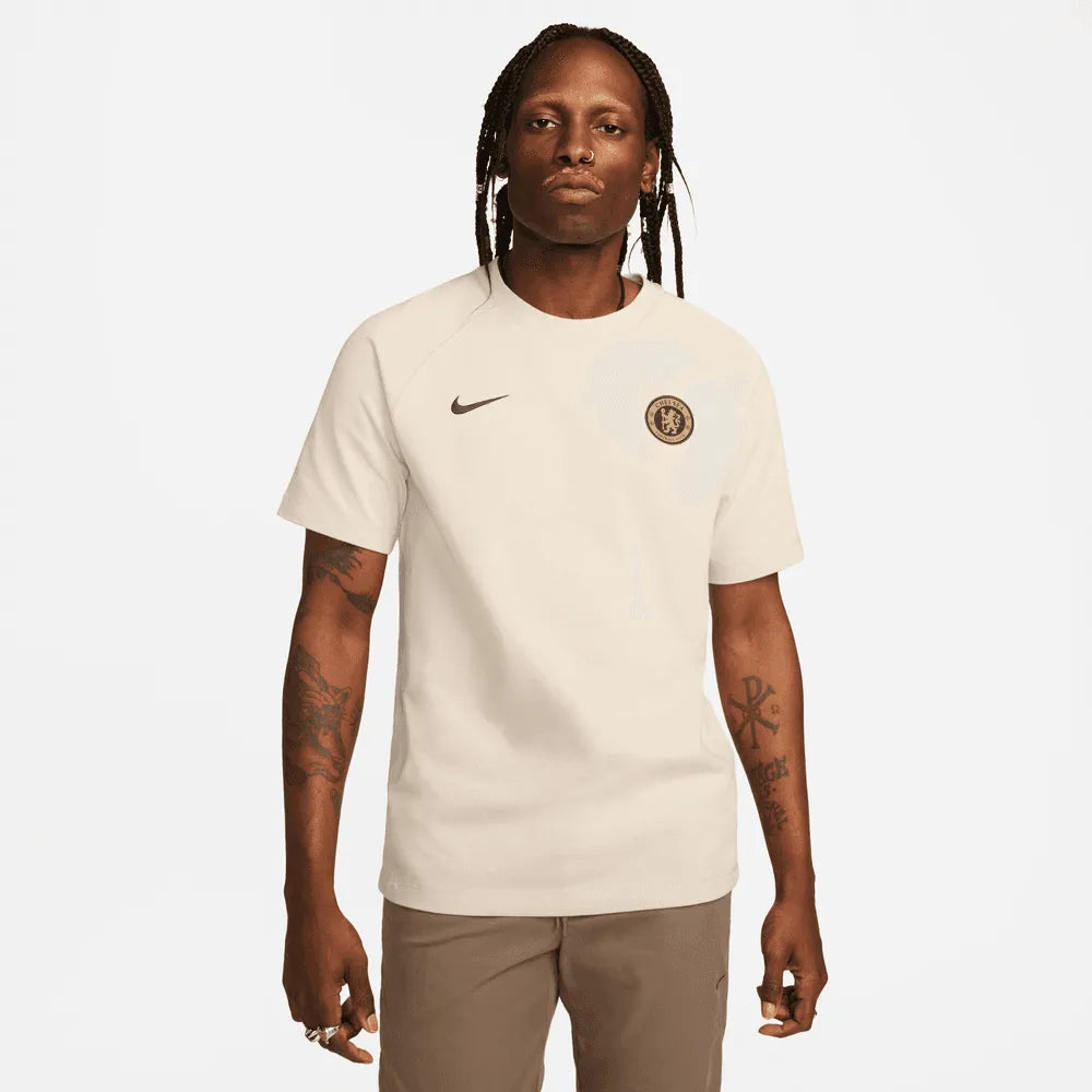 Nike 2023-24 Chelsea Men's Short-Sleeve Travel Top (Model - Front)