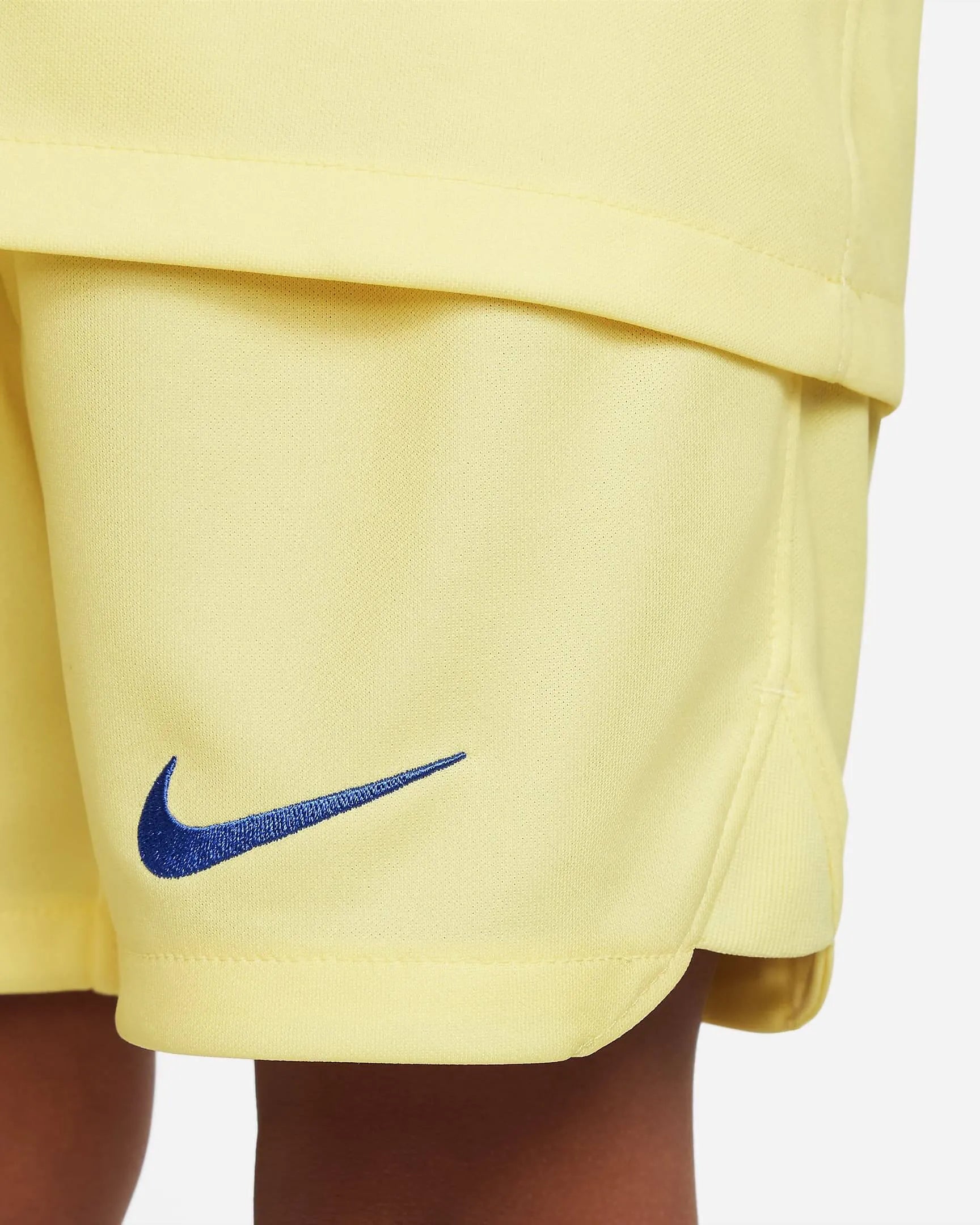 Nike 2022-23 Club America Kids' Home Mini Kit - Lemon-Blue (Detail 5)