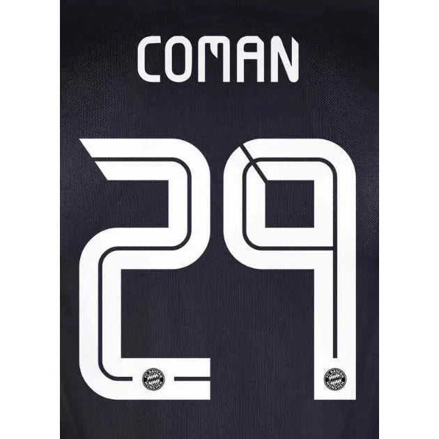 Bayern Munich 2020/21 Third Coman #29 Jersey Name Set