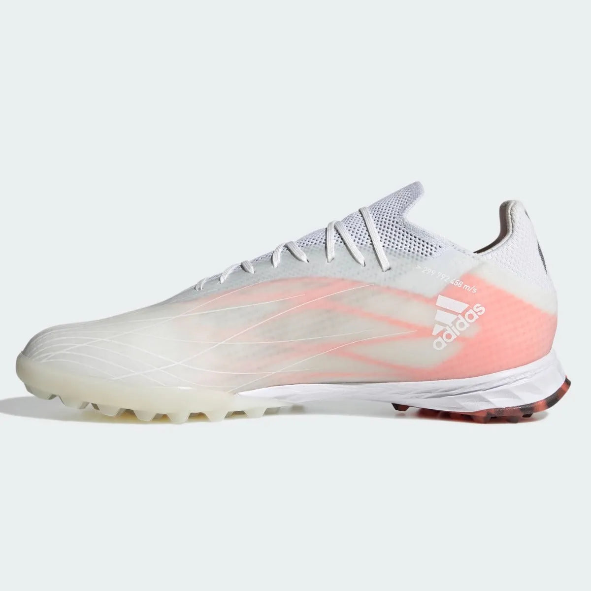 Adidas X Speedflow .1 TF - White-Iron Metallic (Side 2)