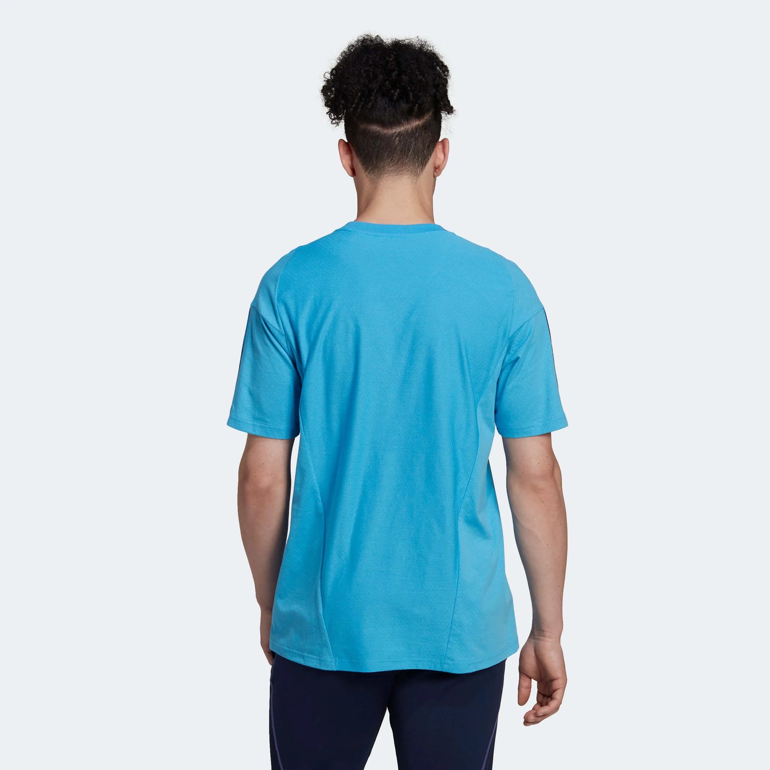 adidas 2022-23 Argentina Tiro Tee - Pulse Blue (Model - Back)