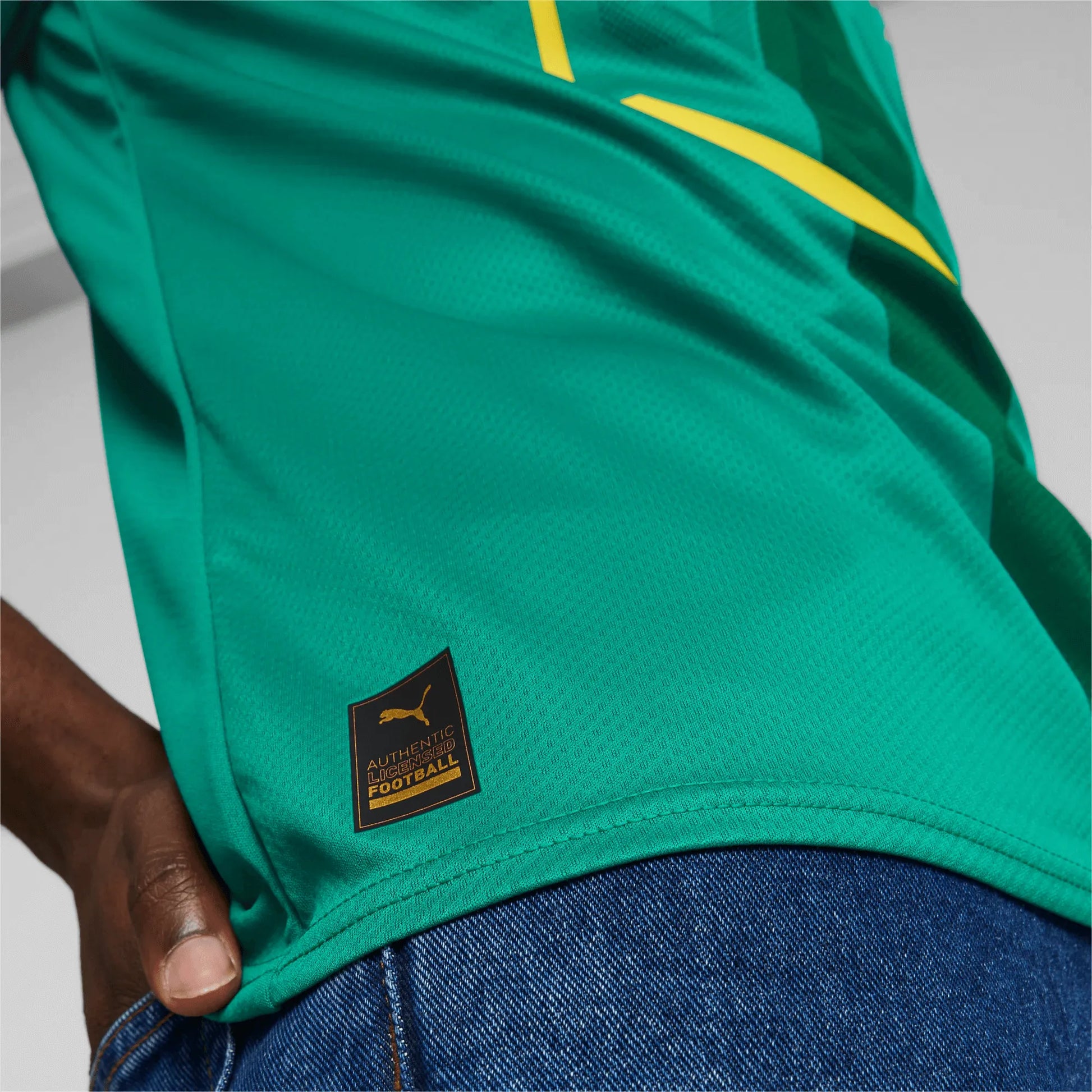 Puma 2022-23 Senegal Away Jersey Green (Detail 1)